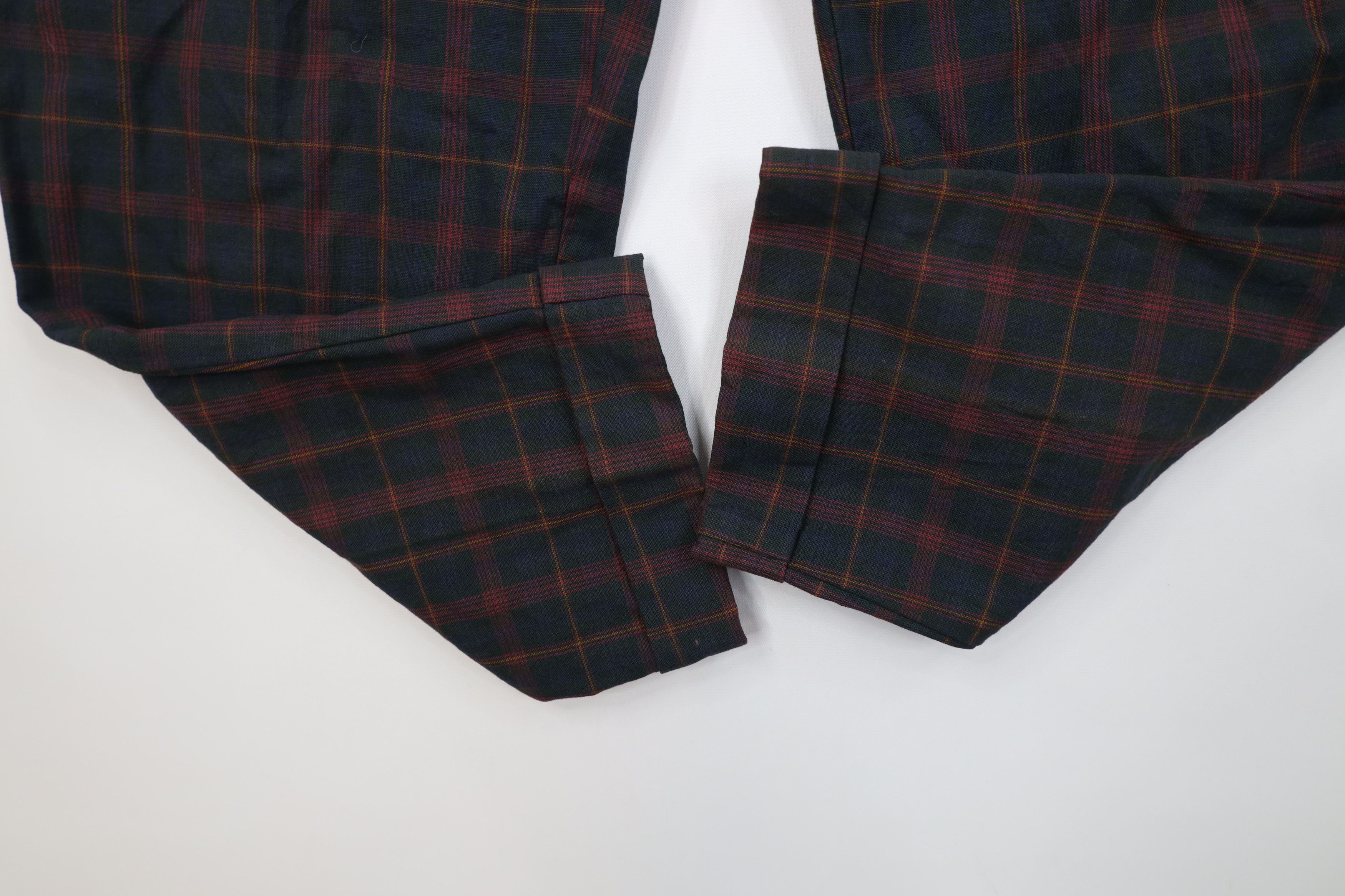 Gap Vintage 90s Gap Tapered Leg Chino Pants Trousers Plaid Size 36" / US 14 / IT 50 - 5 Thumbnail