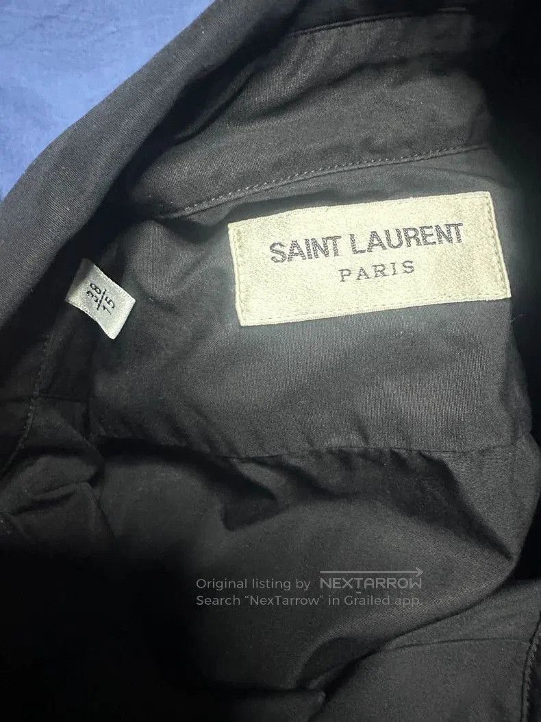 Saint Laurent Paris SAINT LAURENT Men's Black Shirt 38. Size US S / EU 44-46 / 1 - 3 Thumbnail