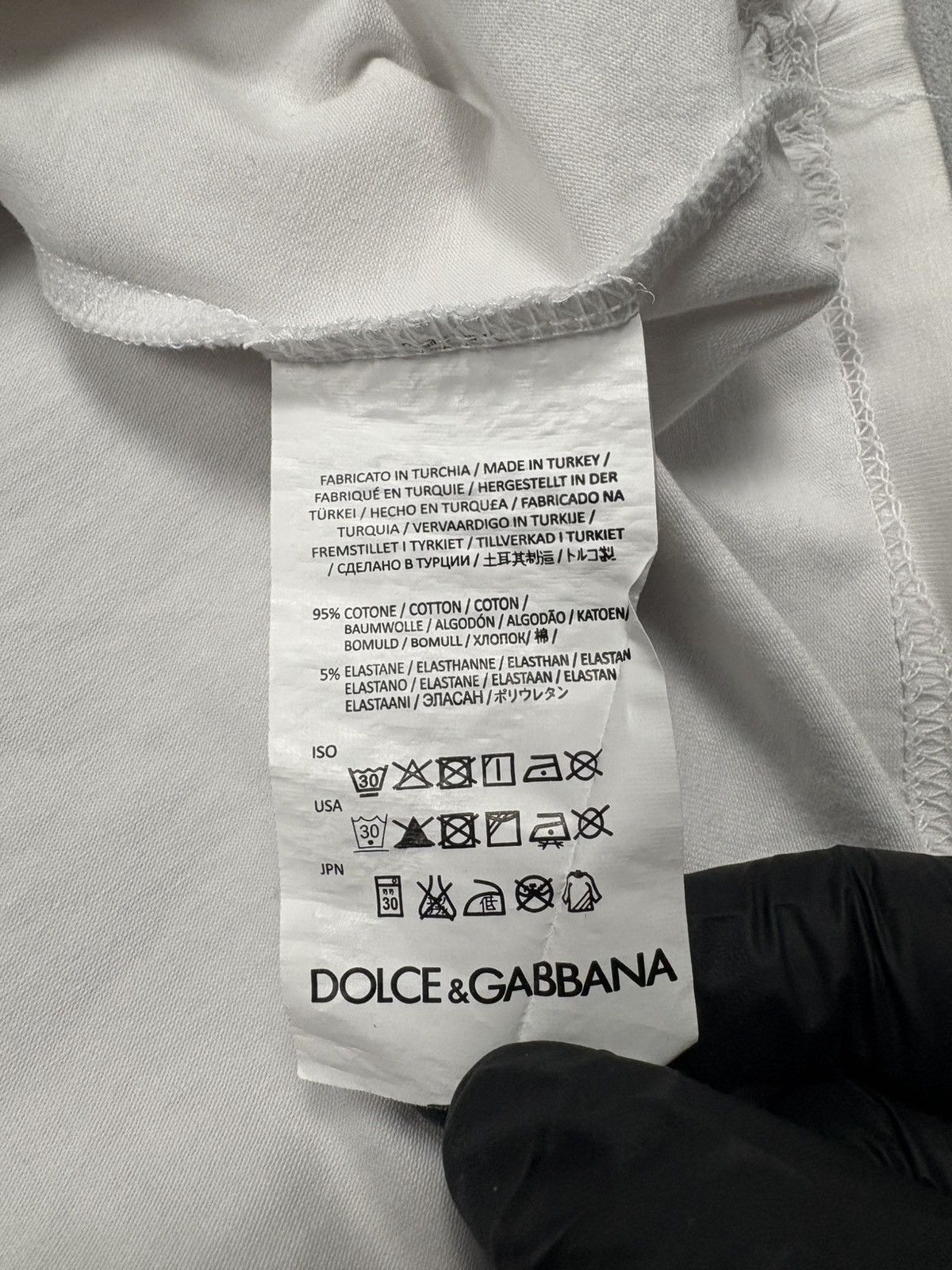 Dolce & Gabbana 2000s Dolce & Gabbana Vintage Logo Embroidered T-Shirt 42 Size US M / EU 48-50 / 2 - 10 Thumbnail