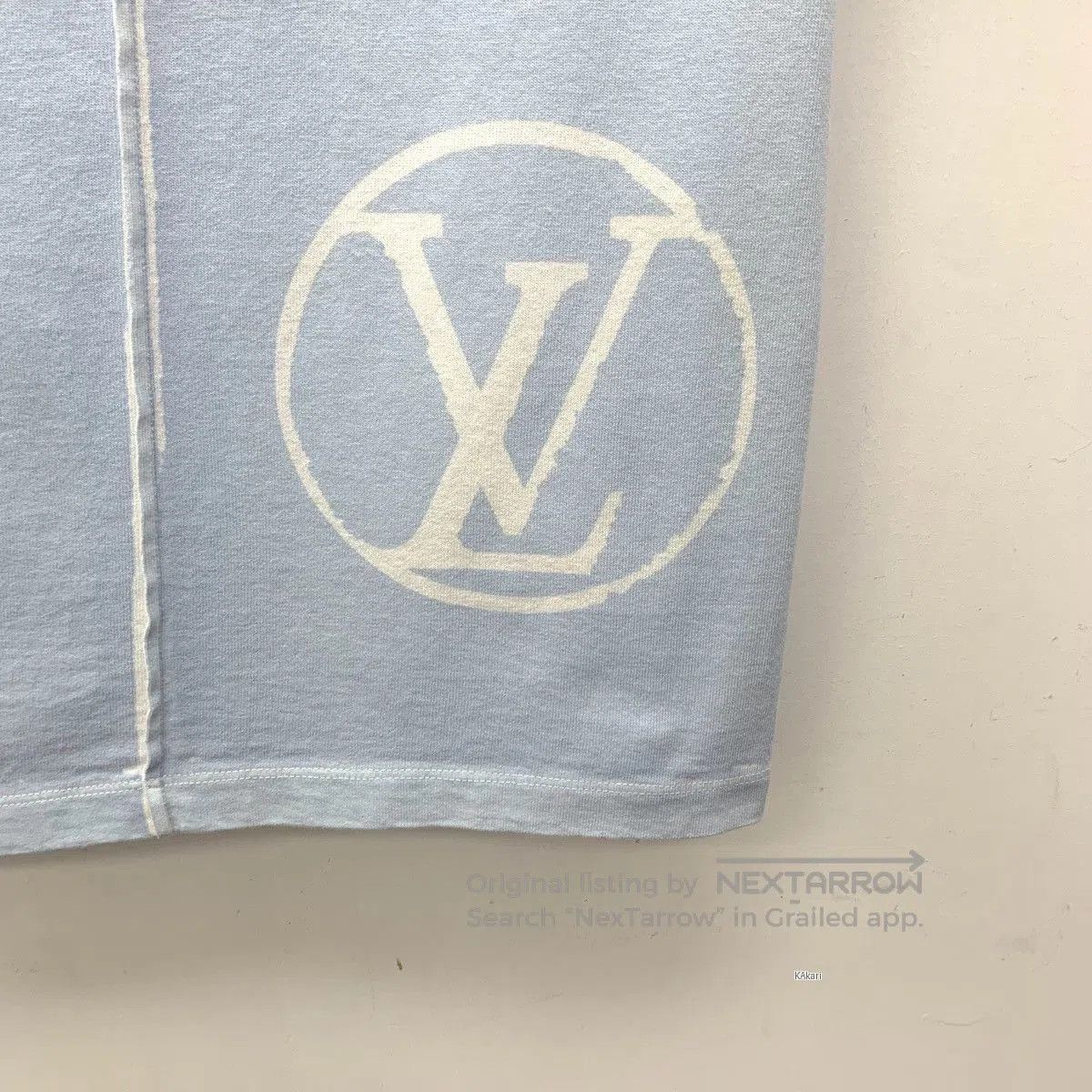 Louis Vuitton Blue Short Sleeve Shirt with Chain Detail. Size US S / EU 44-46 / 1 - 4 Thumbnail