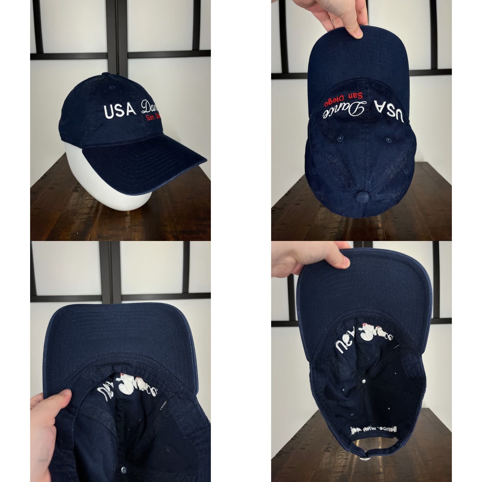 DANCER USA Dance Hat Cap Strap Back One Size Blue 100% Cotton Outdoor Unbranded Unisex Adults Baseball Cap Size ONE SIZE - 8 Thumbnail