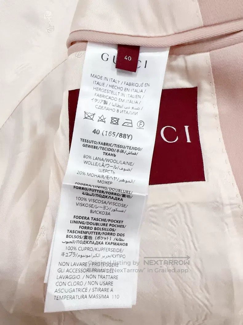 Gucci Gucci 24 autumn and winter show style suit jacket Size S / US 4 / IT 40 - 4 Thumbnail