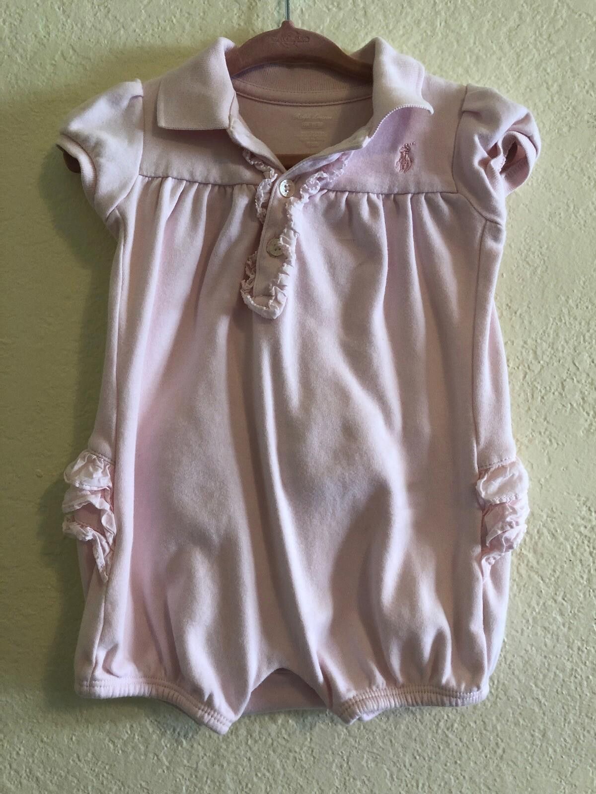 Polo Ralph Lauren Ralph Lauren Baby Girl Pink Romper Size 9 Months Size ONE SIZE - 1 Thumbnail