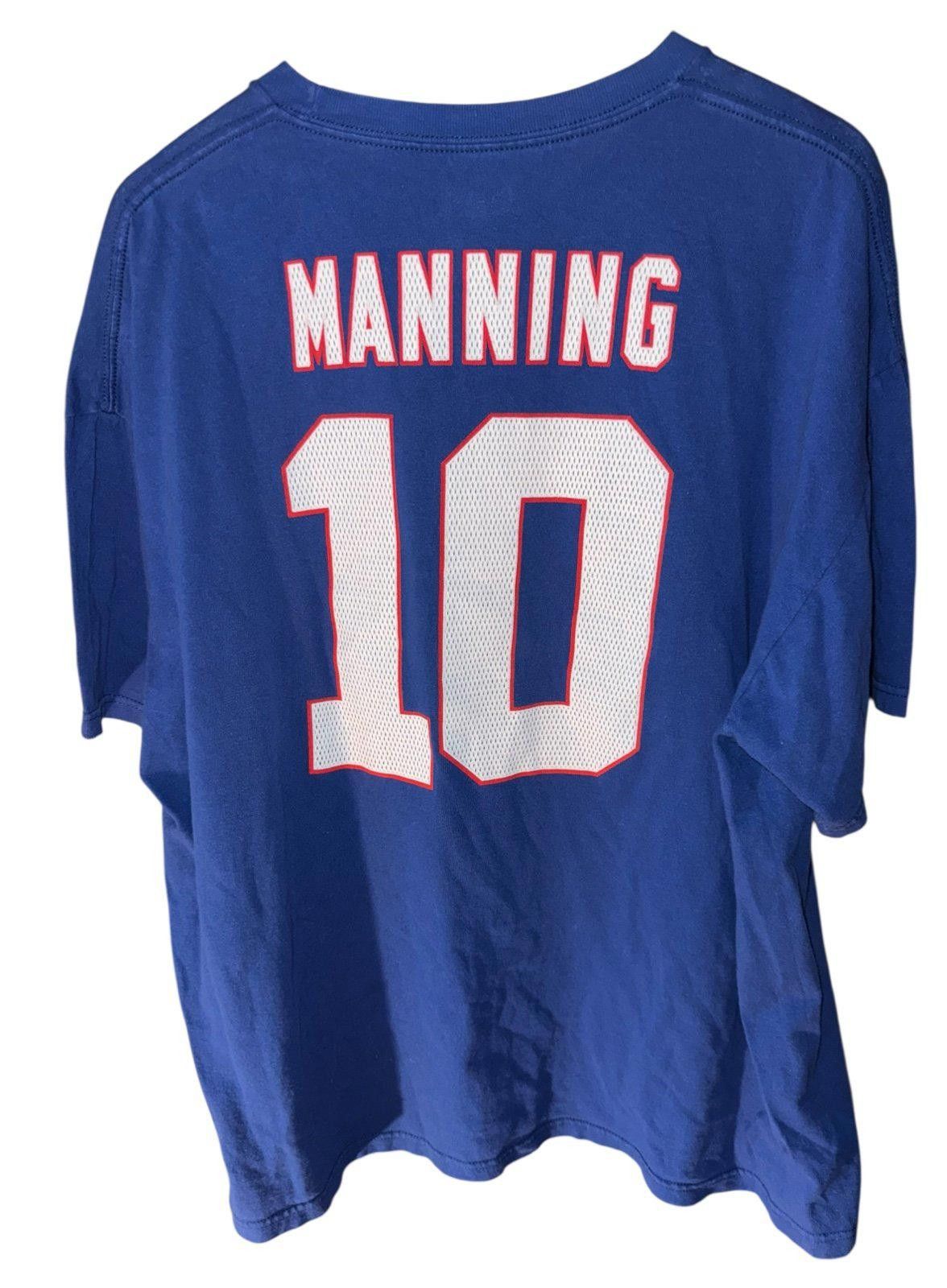 NFL New York Giants NFL Eli Manning #10 Jersey Shirt Rare Sz 2XL Size US XXL / EU 58 / 5 - 2 Thumbnail