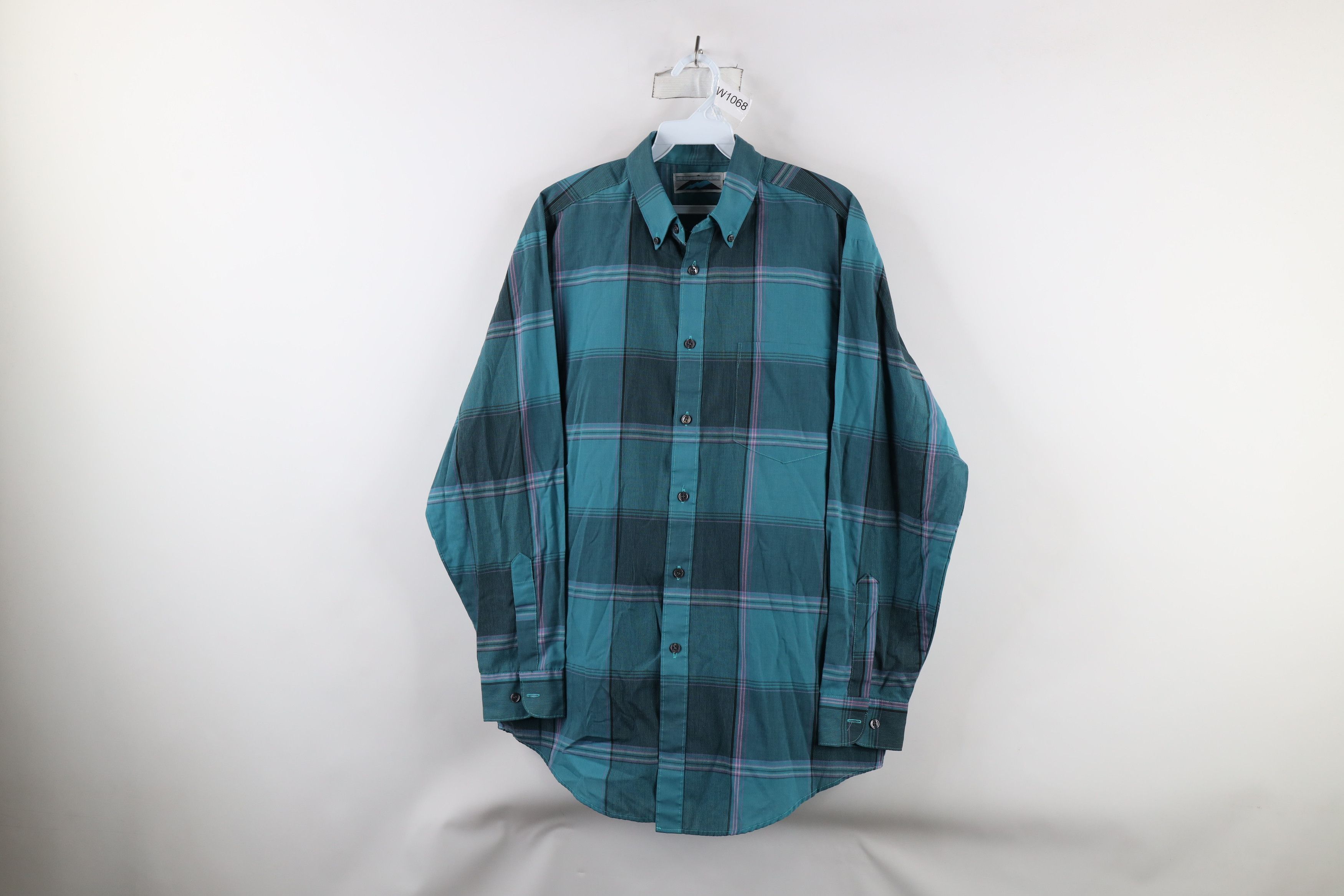 Vintage Vintage 90s Streetwear Collared Button Down Shirt Plaid Size US M / EU 48-50 / 2 - 1 Thumbnail