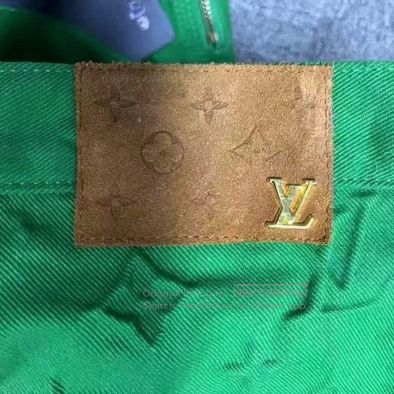 Louis Vuitton Louis Vuitton Green Cargo Solid Jeans. Size US 32 / EU 48 - 5 Thumbnail