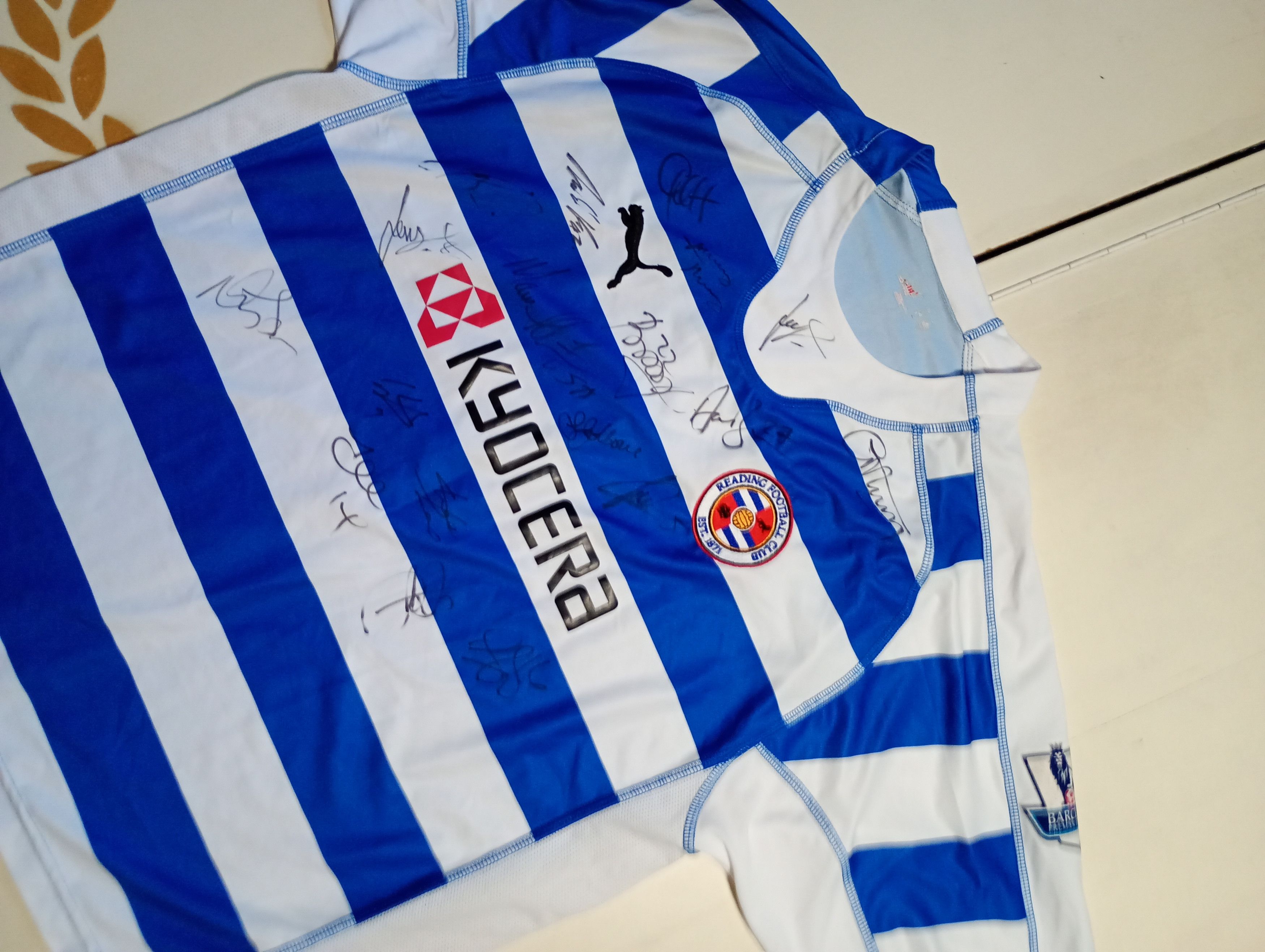 Puma Puma Reading FC Home Jersey 5 Sonko 2006-2007 Size US XL / EU 56 / 4 - 5 Thumbnail