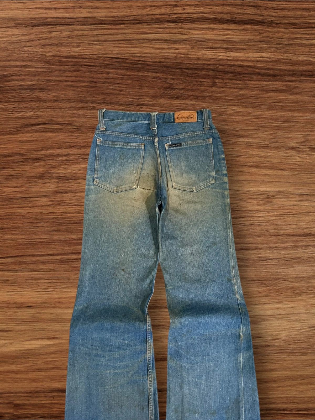 If Six Was Nine × Japanese Brand × Le Grande Bleu (L.G.B.) Vintage Japanese Brand Rusty Dirt Blue Washed Flare Jeans Size 26" / US 2 / IT 38 - 5 Thumbnail