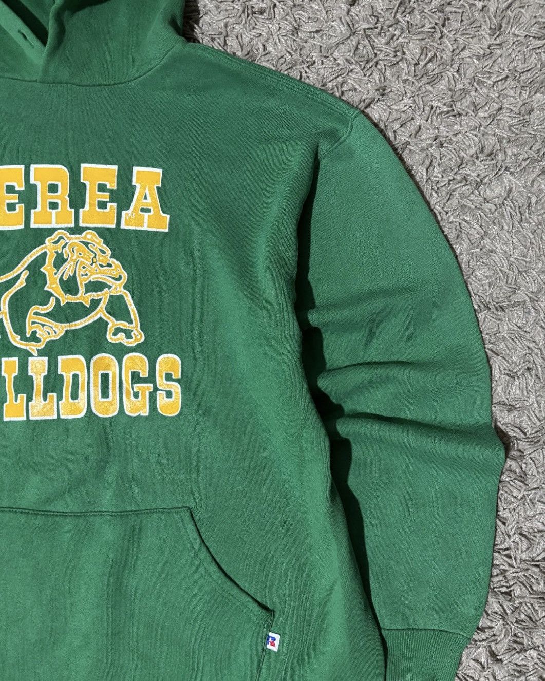 Russell Athletic 1980’s Russell Athletic “Berea Bulldogs” Kelly Green Hoodie Size US L / EU 52-54 / 3 - 2 Thumbnail