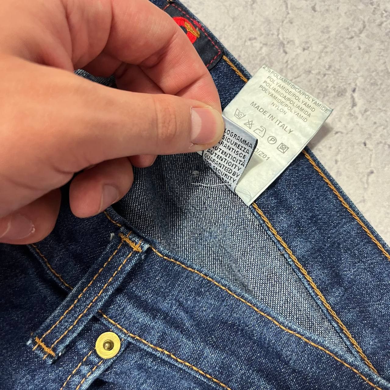 Dolce & Gabbana Dolce & Gabbana Vintage Jeans Blue Basic Straight Size US 32 / EU 48 - 14 Thumbnail