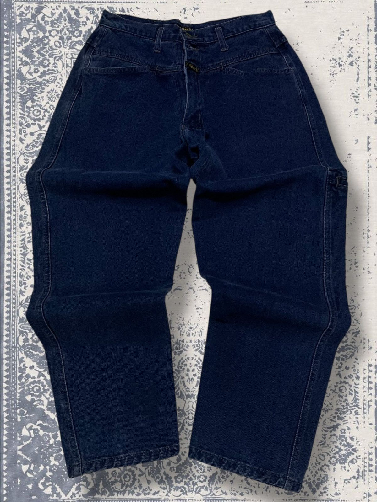Designer × Marithe + Francois Girbaud × Vintage Vintate Og 1990s Marithe Francois Girbaud Baggy Carpenter Size US 30 / EU 46 - 1 Thumbnail