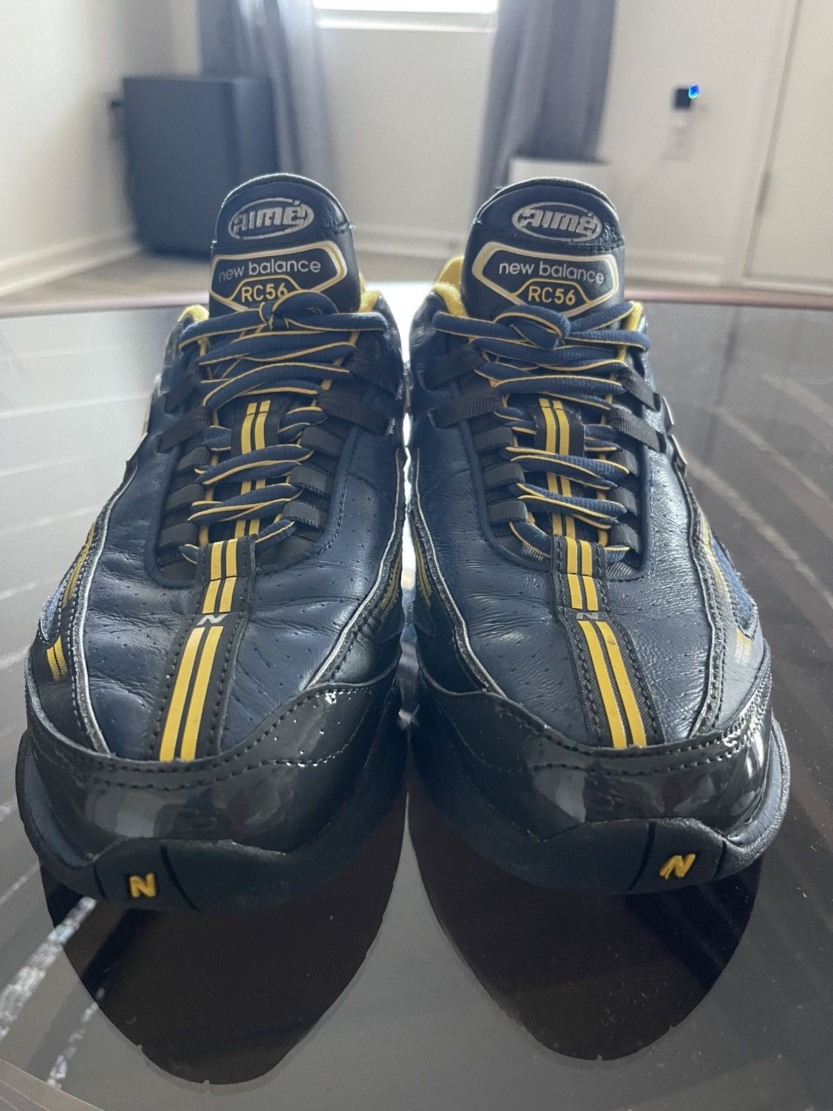 Aime Leon Dore × New Balance Aimé Leon Dore x New Balance RC56 (Navy/Yellow) Size US 8.5 / EU 41-42 - 2 Thumbnail