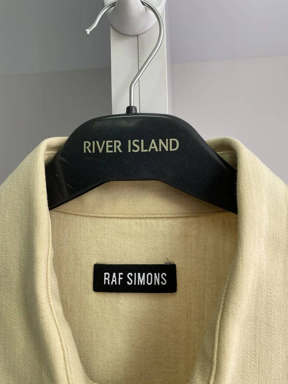 Designer × Raf Simons × Vintage Vintage Raf Simons 15SS Two Pocket RS Walker Patch Shirt Size US L / EU 52-54 / 3 - 8 Thumbnail