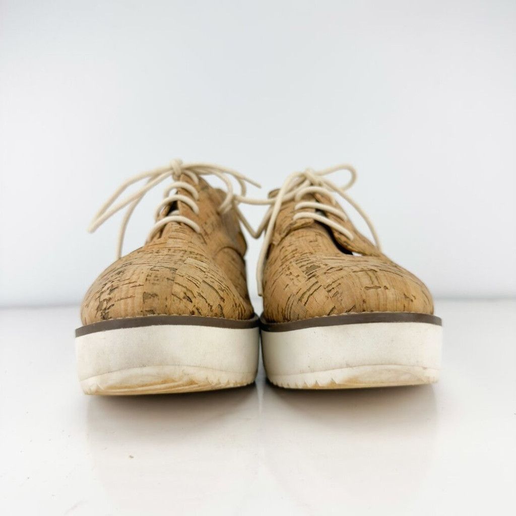 SCHUTZ SCHUTZ Oxford Cut Out Cork Lightweight Contemporary Tan Size US 11 / IT 41 - 10 Thumbnail