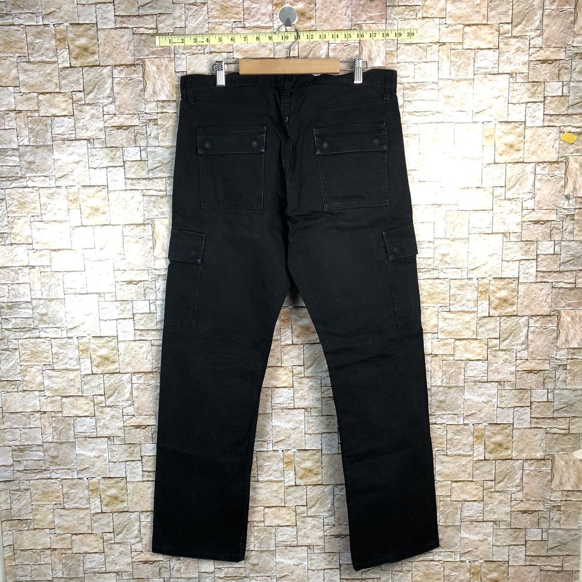 Journal Standard Journal Standard & Co Black Cargo Multipocket Pants #A642 Size US 34 / EU 50 - 16 Thumbnail