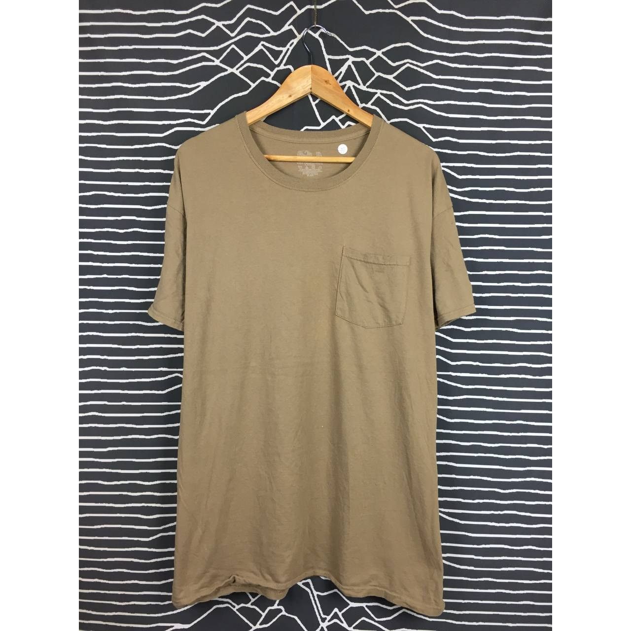 Fruit Of The Loom × Vintage Fruit Of The Loom Plain Blank Essentials Pocket Tee Size US XXL / EU 58 / 5 - 1 Thumbnail