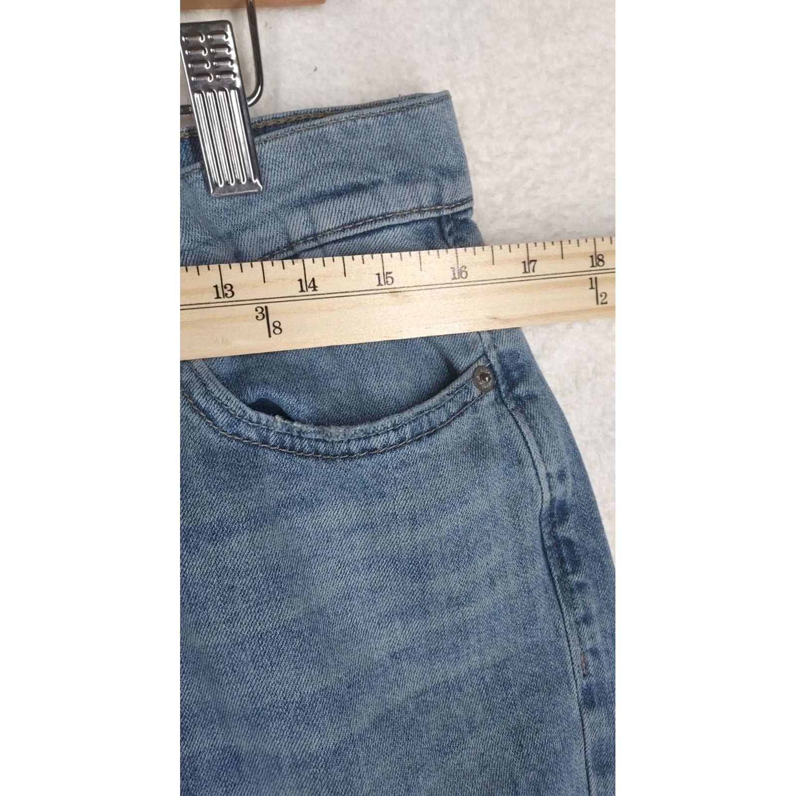 Lucky Brand Lucky Brand Brooke Skinny Jeans Women Size 8 29 Blue Denim Jeans Women Regular Skinny 5-Pocket Stretch Button Zip MId Rise Light Wash Cotton Denim Size 30" / US 8 / IT 44 - 5 Thumbnail
