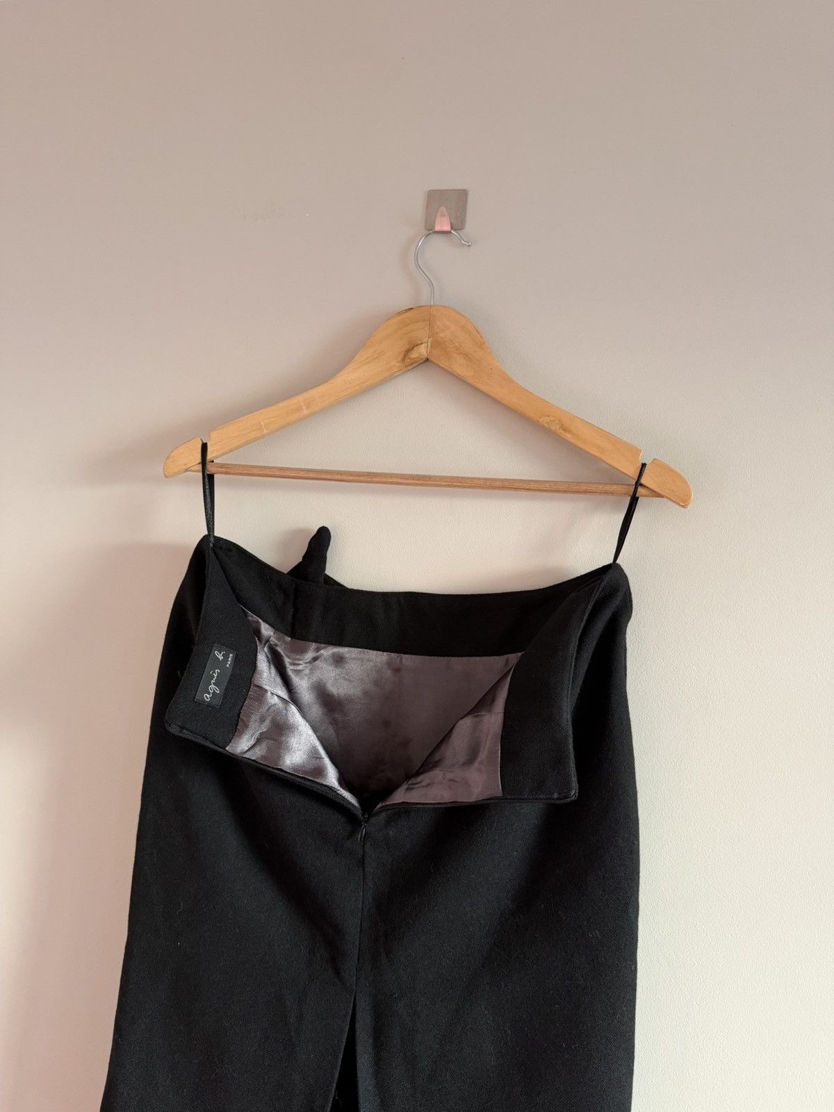 agnes b. agnes b. Black Asymmetric Panel Skirt Size 28" / US 6 / IT 42 - 6 Thumbnail