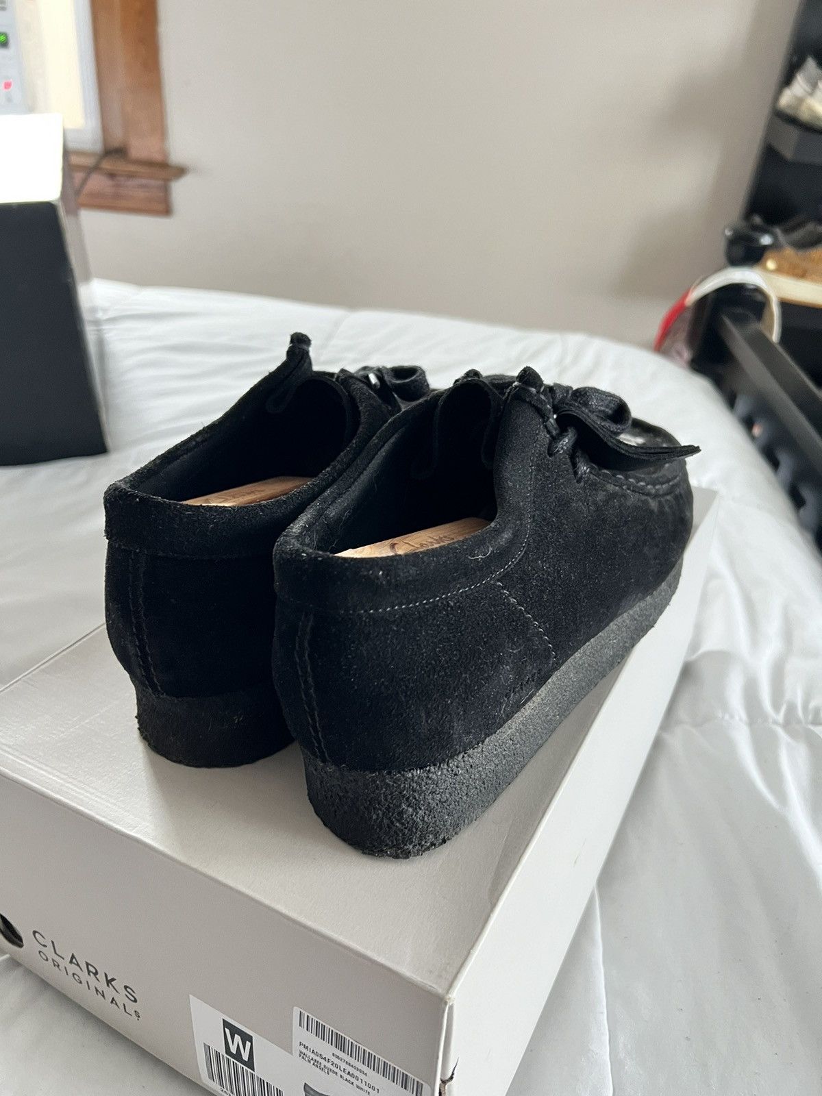 Clarks × Palm Angels Clarks Palm Angels Suede Wallabees Black Boots Size 13 Size US 13 / EU 46 - 6 Thumbnail