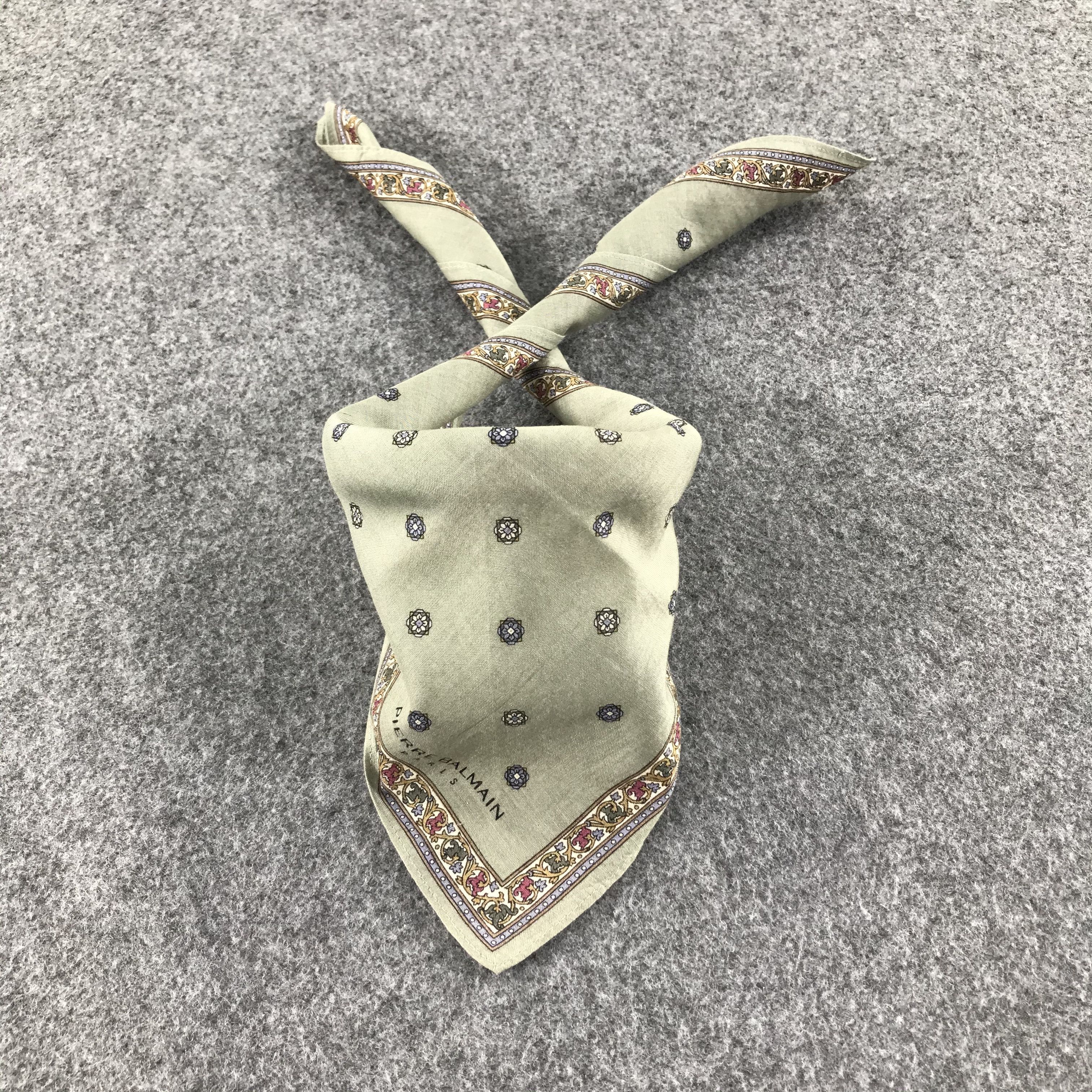 Pierre Balmain Pierre Balmain Handkerchief Neckerchief Bandana H432 Size ONE SIZE - 2 Thumbnail