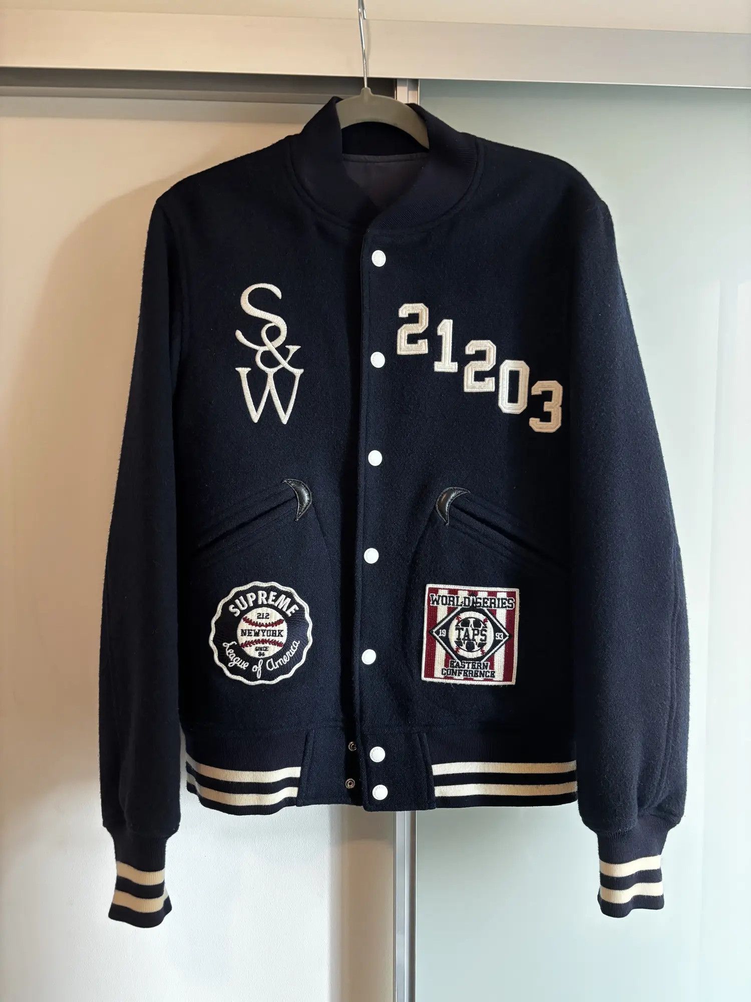 Supreme WTaps 2009 Award Jacket Size M Size US M / EU 48-50 / 2 - 1 Thumbnail