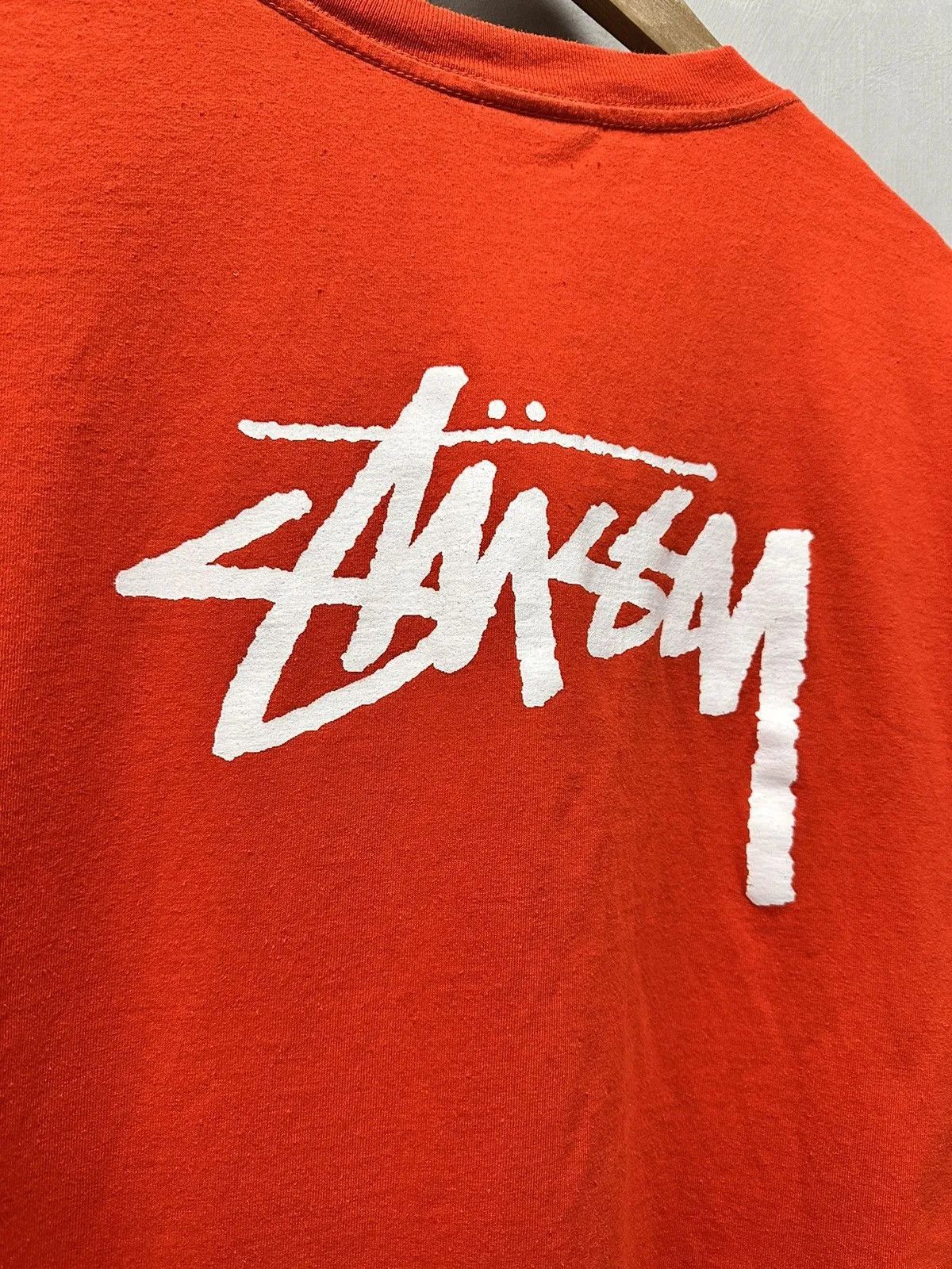 Vintage T-Shirt Red Vintage Stussy Bart Simpson Faded USA Y2K Size US M / EU 48-50 / 2 - 8 Thumbnail