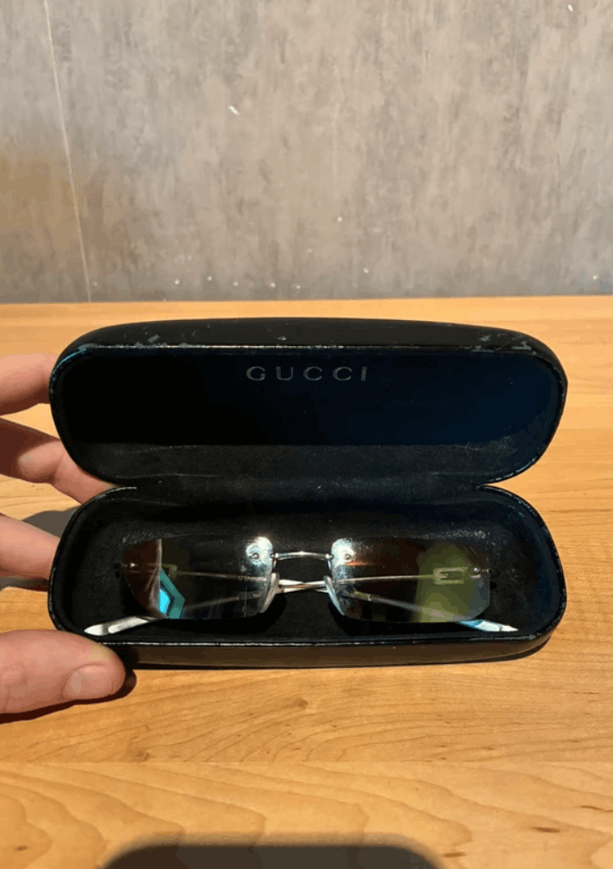 Gucci Gucci Sunglasses Mask Tom Ford Vintage Silver Size ONE SIZE - 5 Thumbnail