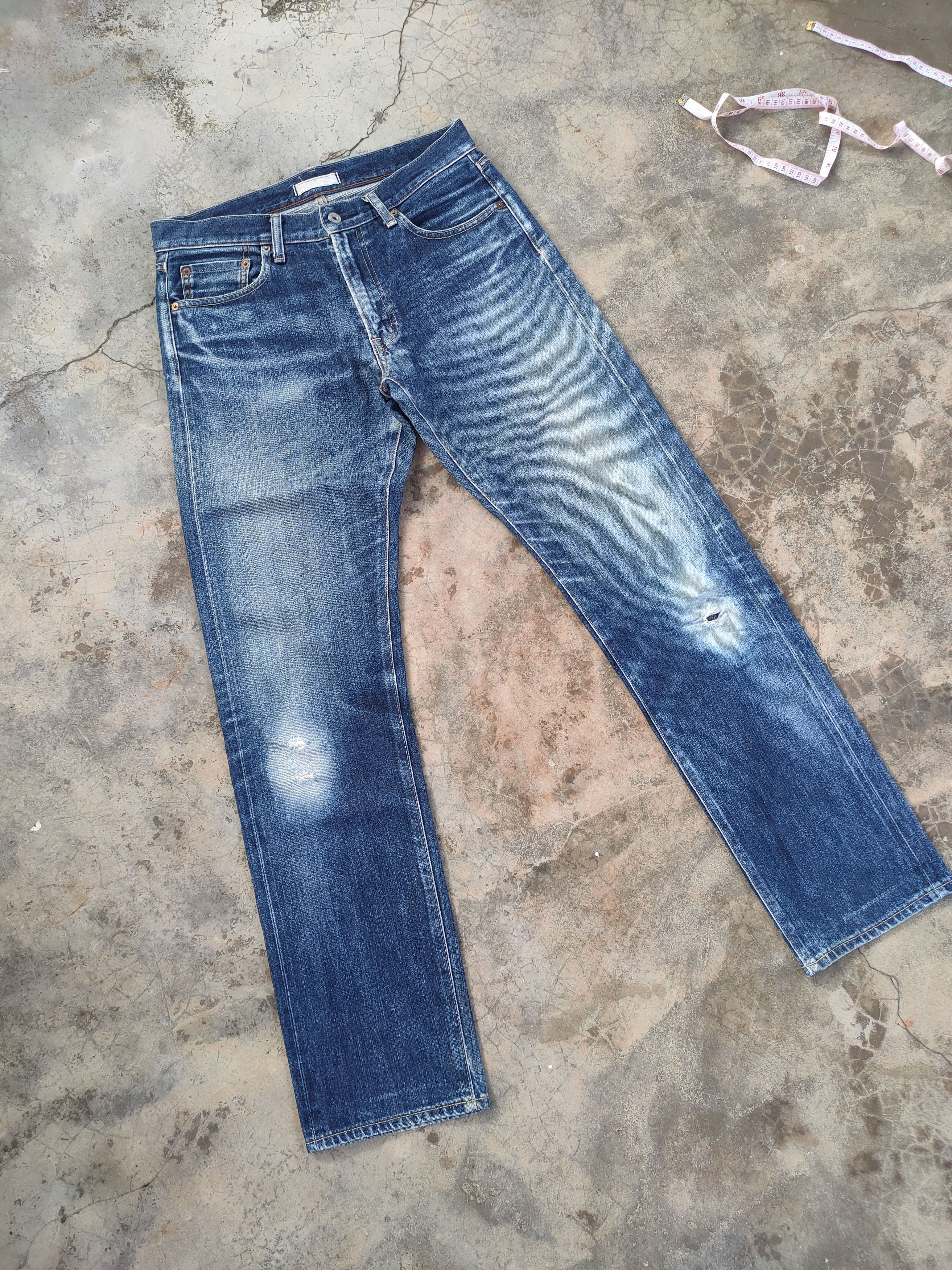 Japanese Brand W32 VINTAGE JAPANESE DISTRESSED FADED JEANS PANTS Size US 32 / EU 48 - 2 Thumbnail