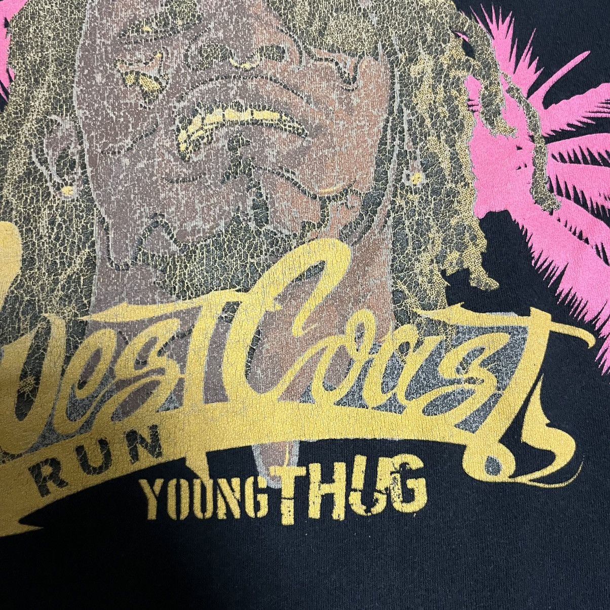 Rap Tees × Young Thug Young Thug West Coast Tour YSL Record Tshirt Size US L / EU 52-54 / 3 - 4 Thumbnail