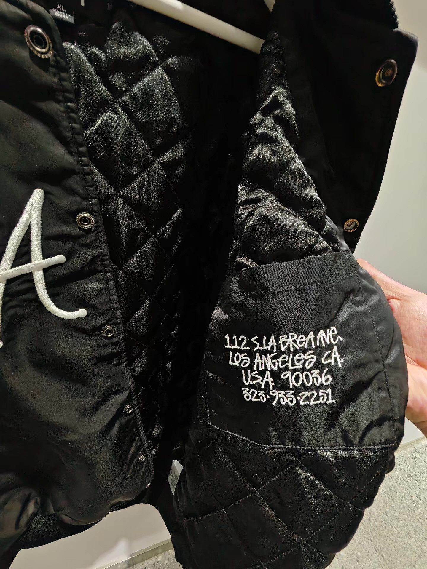 Stussy Stussy SS23 LA Chapter Satin Jacket。 Q15 Size US XL / EU 56 / 4 - 2 Thumbnail