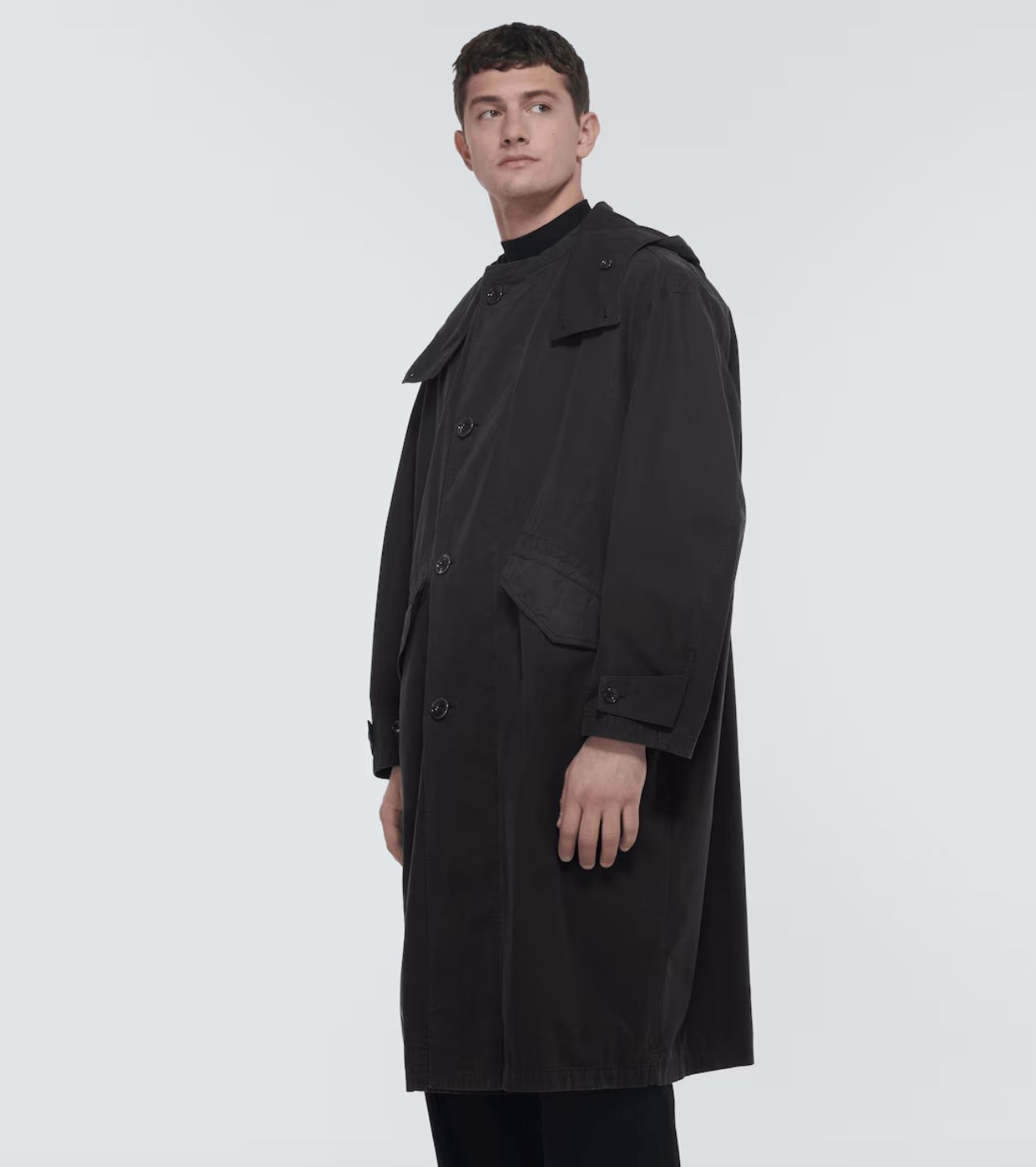 Christophe Lemaire Oversized Cotton Parka Coat 52 Size US L / EU 52-54 / 3 - 13 Thumbnail