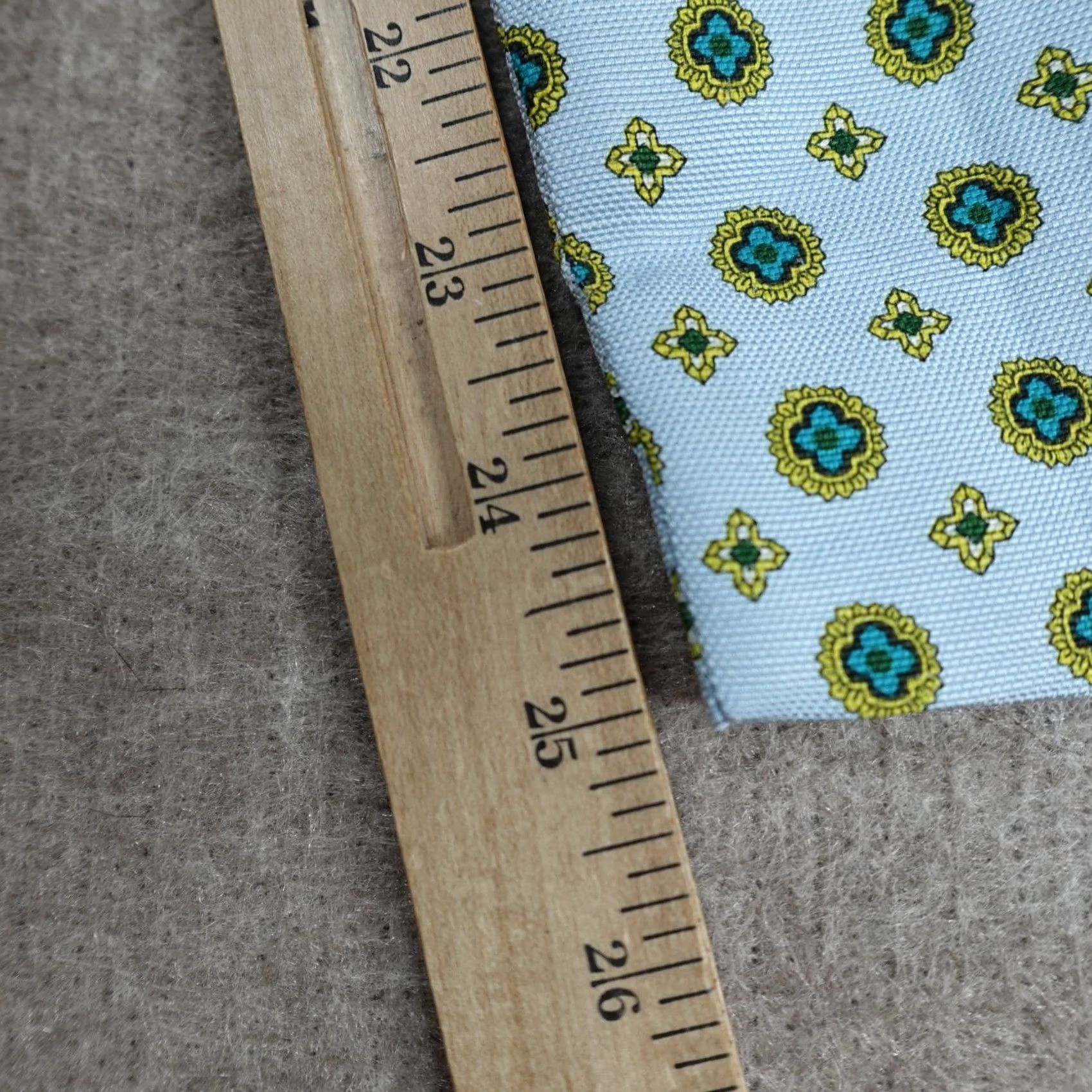 J.Crew J.CREW Collection Pants Women's 10 Blue Green All Over Print Silk Linen 84374 Geometric Flared Ankle Pockets Size 32" / US 10 / IT 46 - 6 Thumbnail