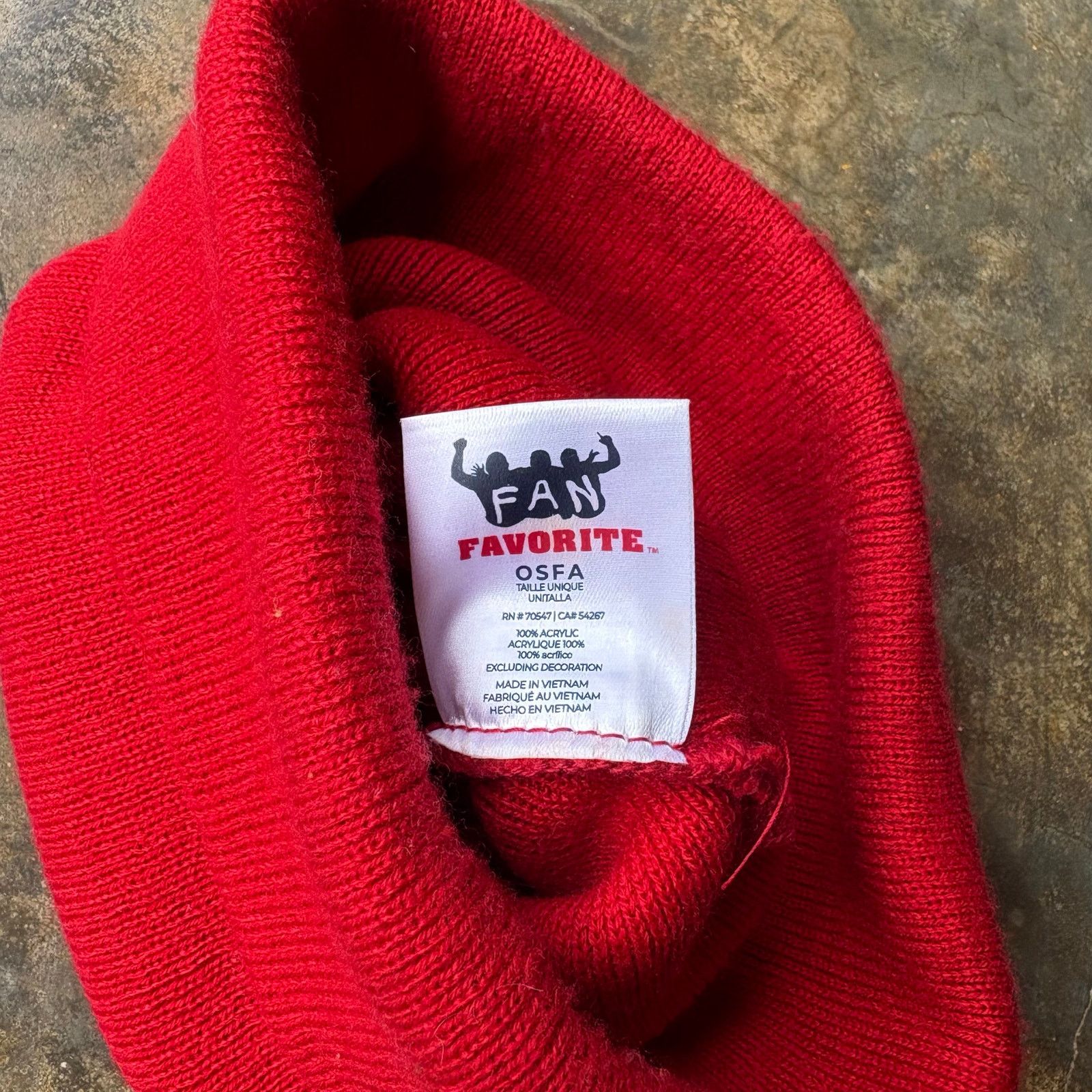 NCAA Vintage Georgia Bulldogs SEC Beanie Size ONE SIZE - 2 Thumbnail
