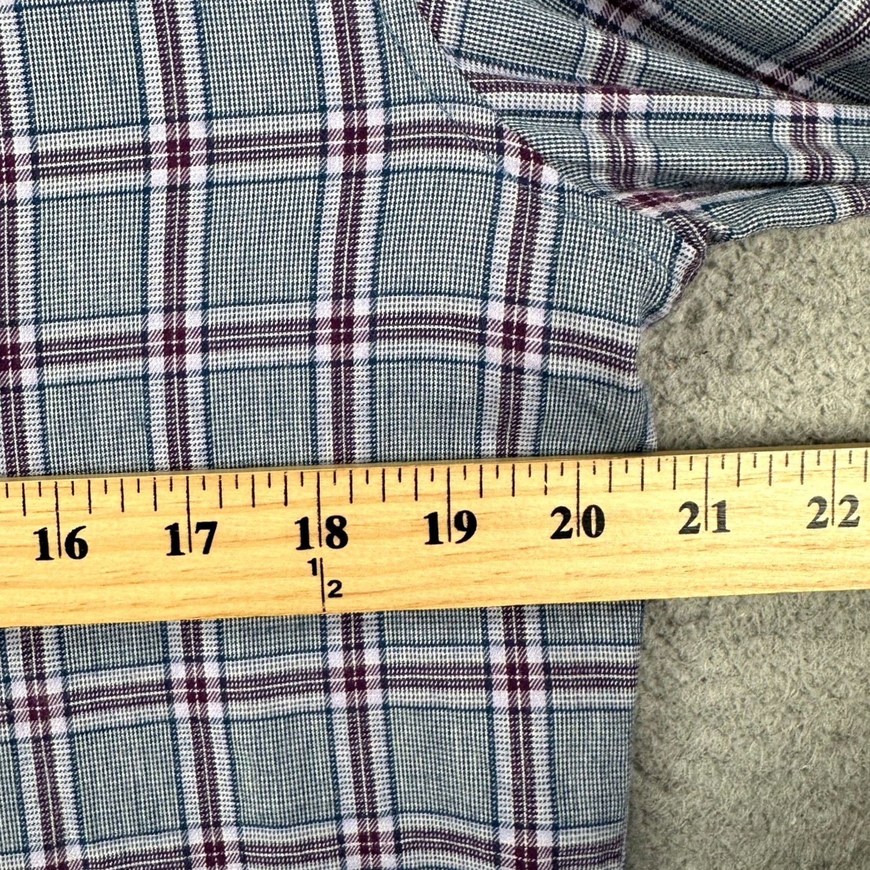 Bonobos Bonobos Button-Up Shirt Mens Slim Blue Plaid Long Sleeve Adult Medium Size US M / EU 48-50 / 2 - 6 Thumbnail