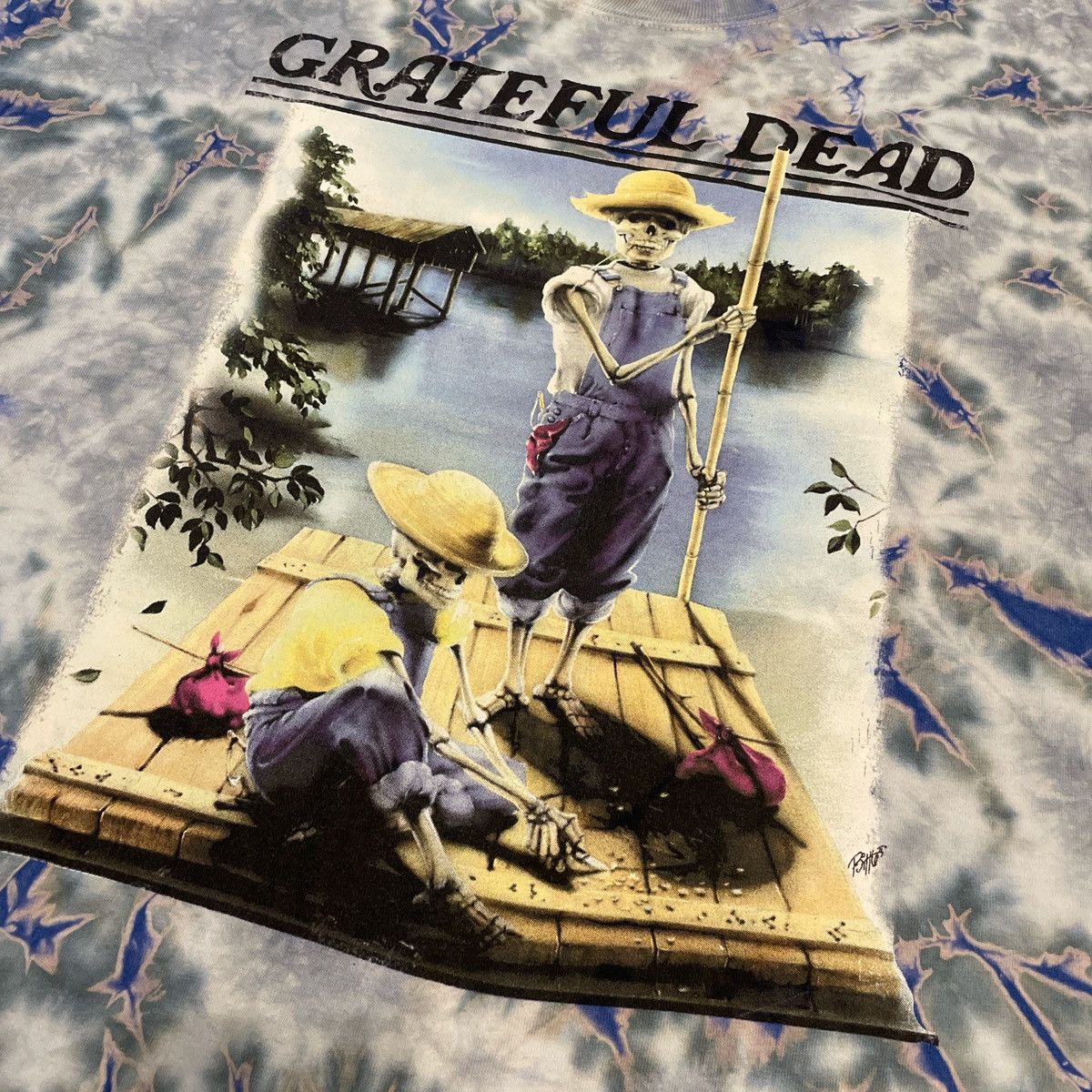 Grateful Dead Vintage Grateful Dead Huckleberry Finn Tour 1995 shirt Size US L / EU 52-54 / 3 - 2 Thumbnail