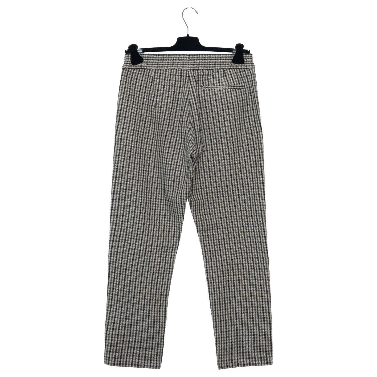 Acne Studios Acne Studios Knit Check Wool Brown Grey Trousers Pants Size US 32 / EU 48 - 3 Thumbnail