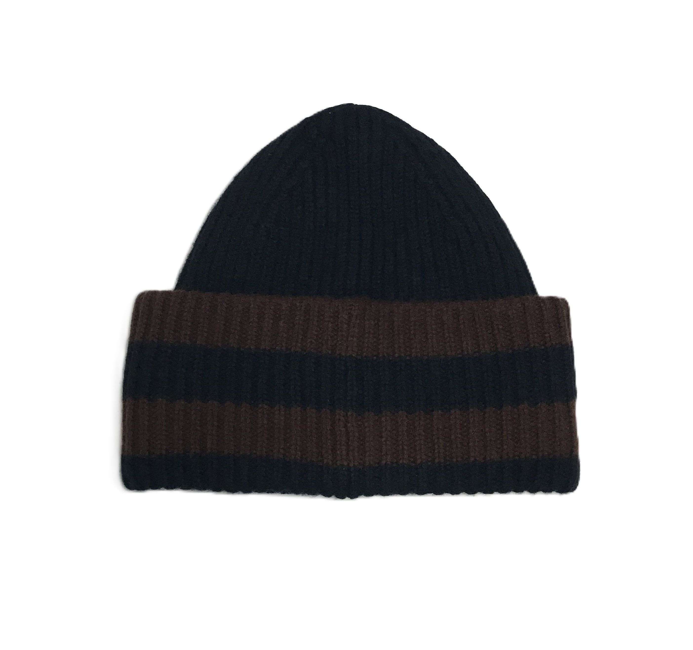 Acne Studios Acne Studios Pansy N Face Beanie Hat Black/Brown Size ONE SIZE - 4 Thumbnail