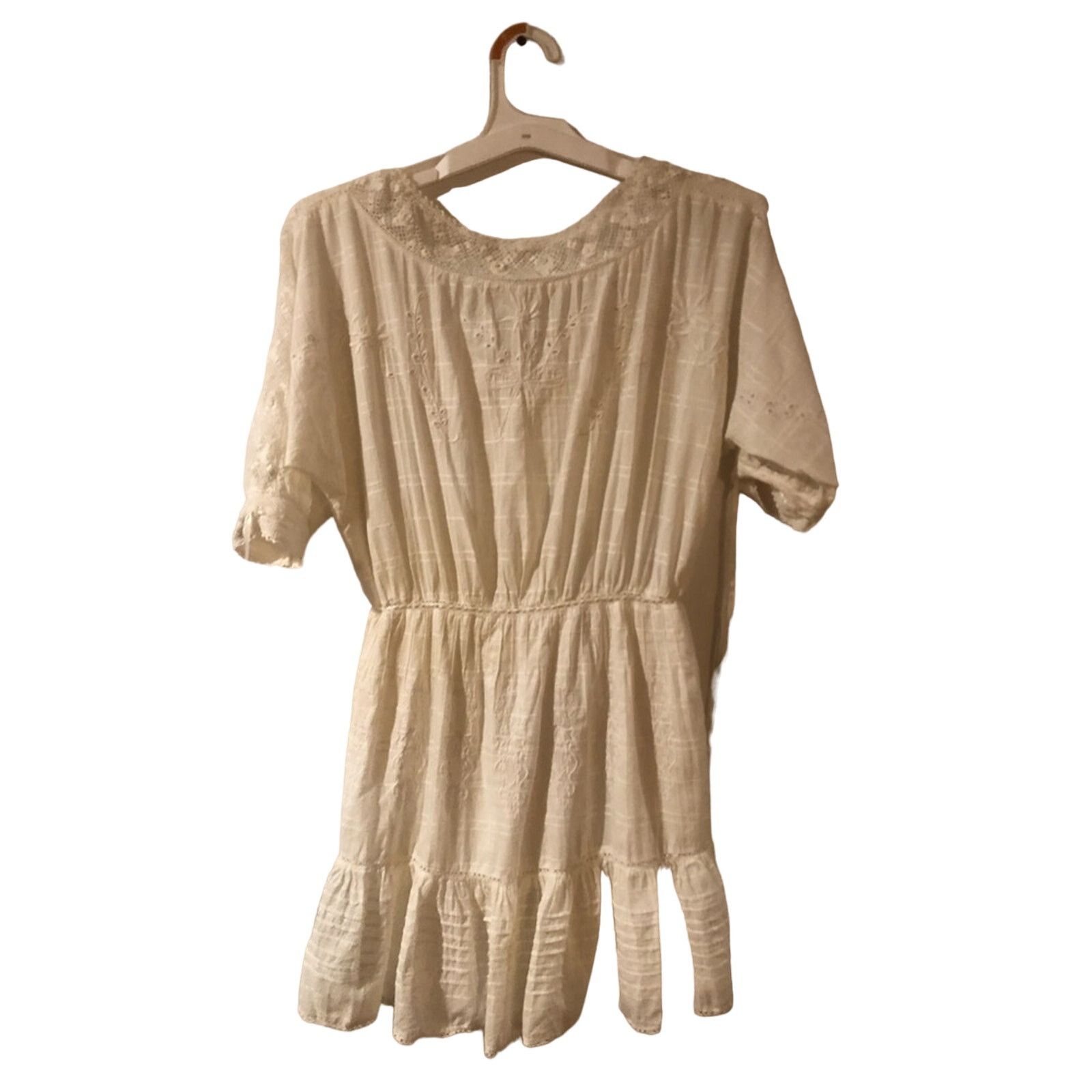 LoveShackFancy Love shack fancy white lace embroidered dress. Size XS / US 0-2 / IT 36-38 - 8 Thumbnail