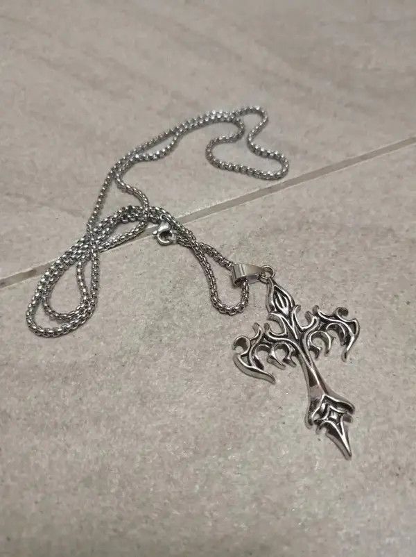 Jewelry Opium Cross Chain Black Size ONE SIZE - 8 Thumbnail