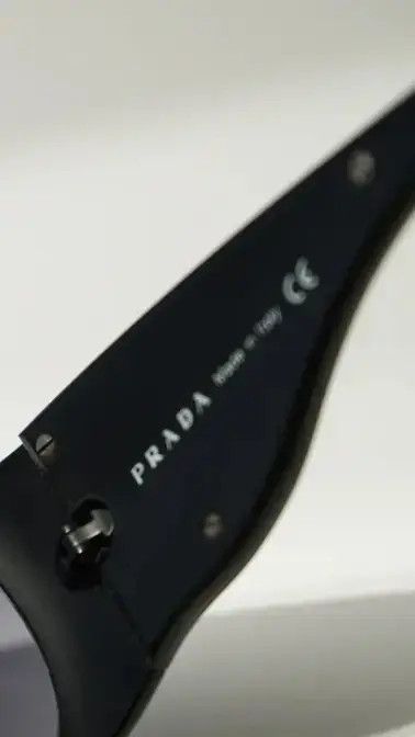 Prada × Vintage PRADA Sunglasses SPR 50G Sport Symbol Wrap Shield Mask RI883 Size ONE SIZE - 4 Thumbnail