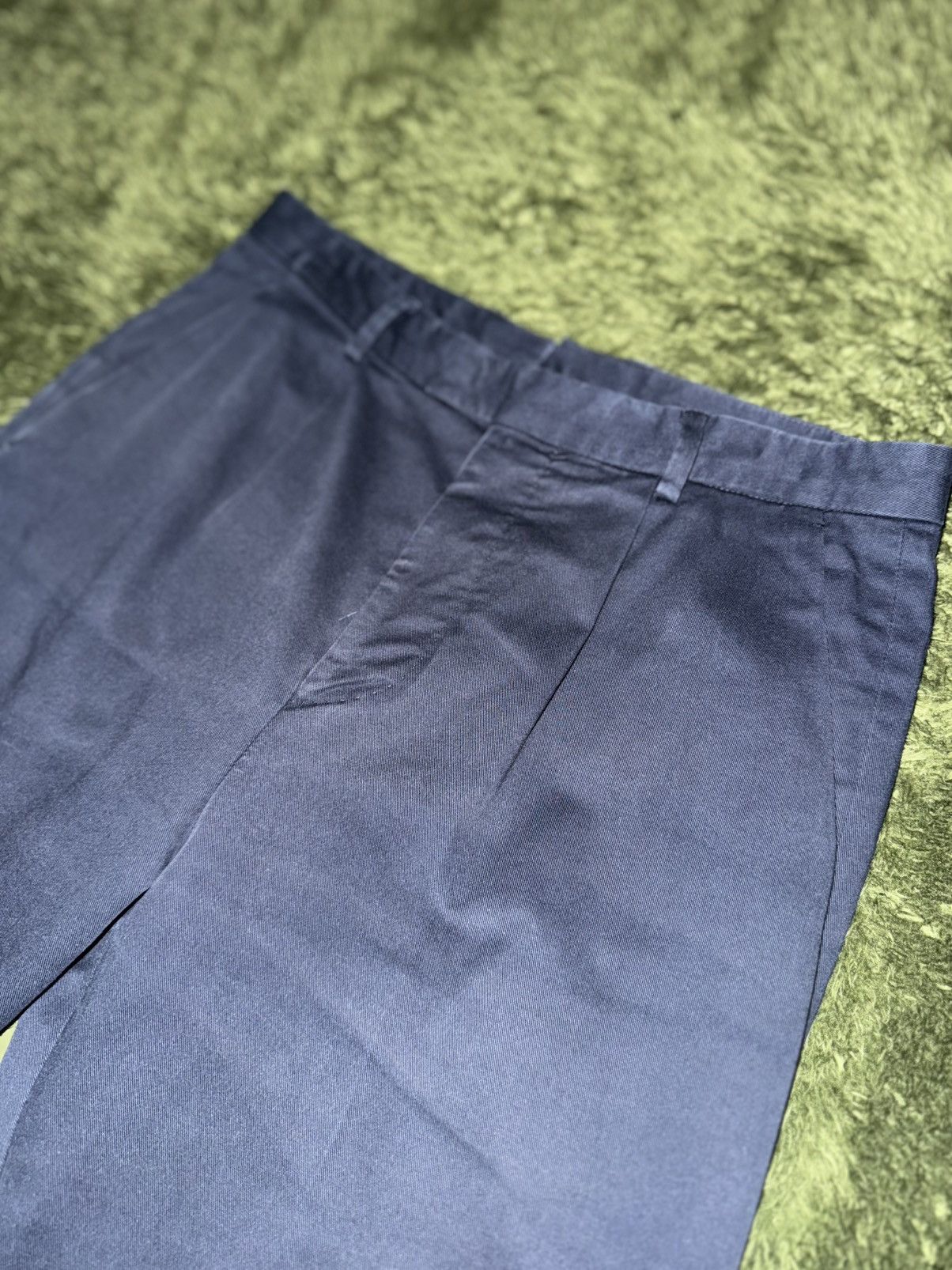 Hugo Boss Hugo Boss Japan Vintage Washed Cotton Trousers Navy Size US 30 / EU 46 - 2 Thumbnail