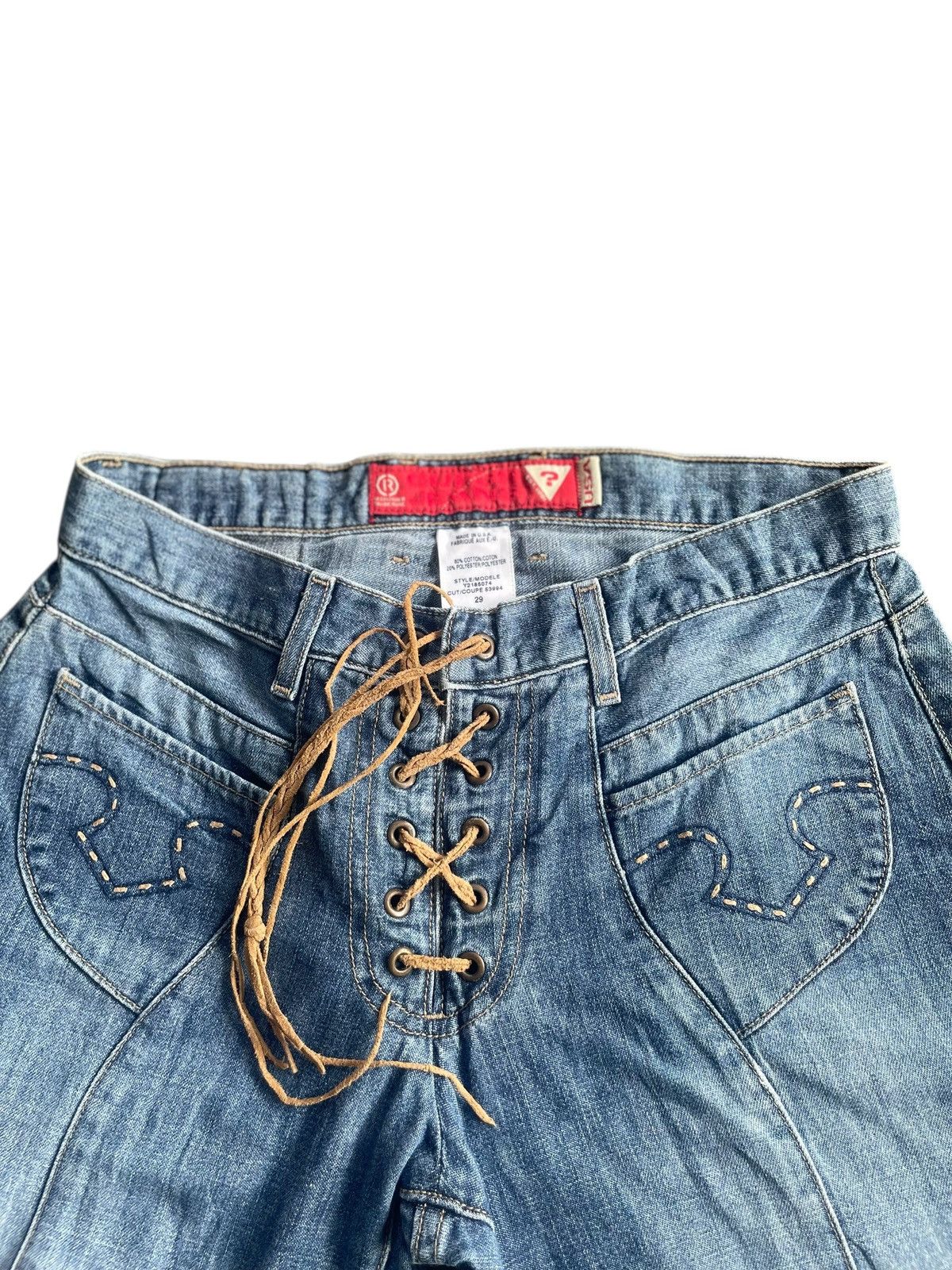Guess Vintage Guess Flare Jeans Size 30" / US 8 / IT 44 - 4 Thumbnail