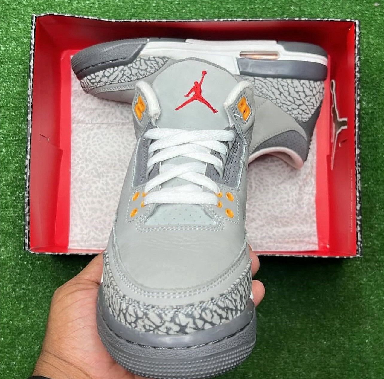 Jordan Brand Air Jordan 3 Retro GS ‘ Cool Grey ‘ 2021 Size US 6 / EU 39 - 4 Thumbnail