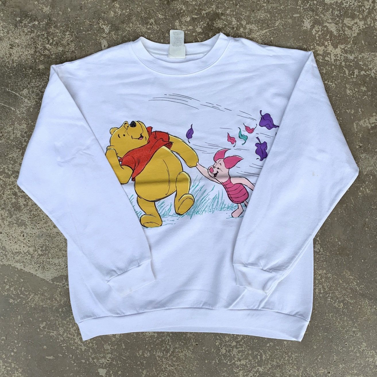 Disney Vintage 90s Pooh Disney Crewneck Big Logo Size US S / EU 44-46 / 1 - 1 Thumbnail