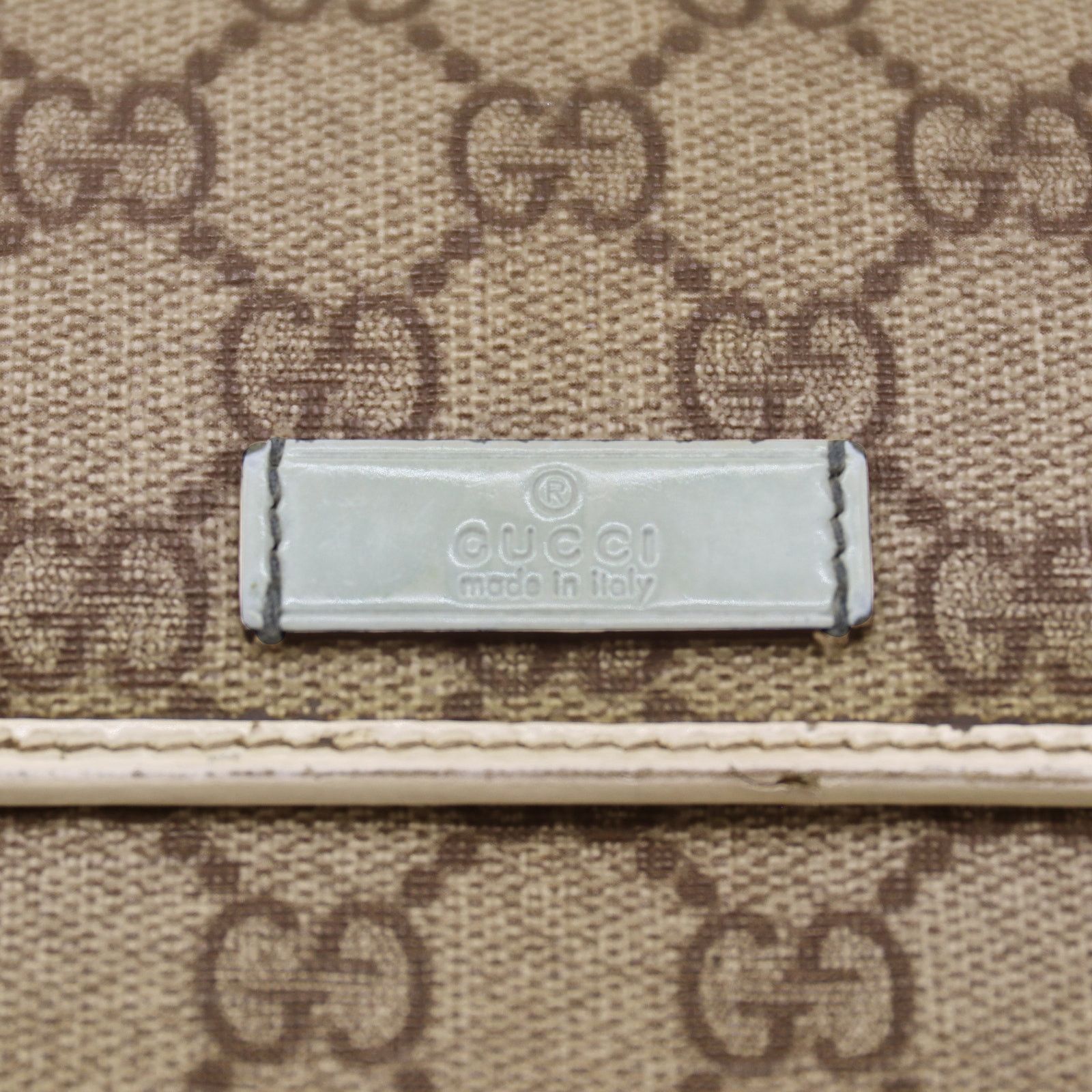 Gucci 🔴 Gucci Long Wallet - GG Supreme Brown/White Size ONE SIZE - 5 Thumbnail