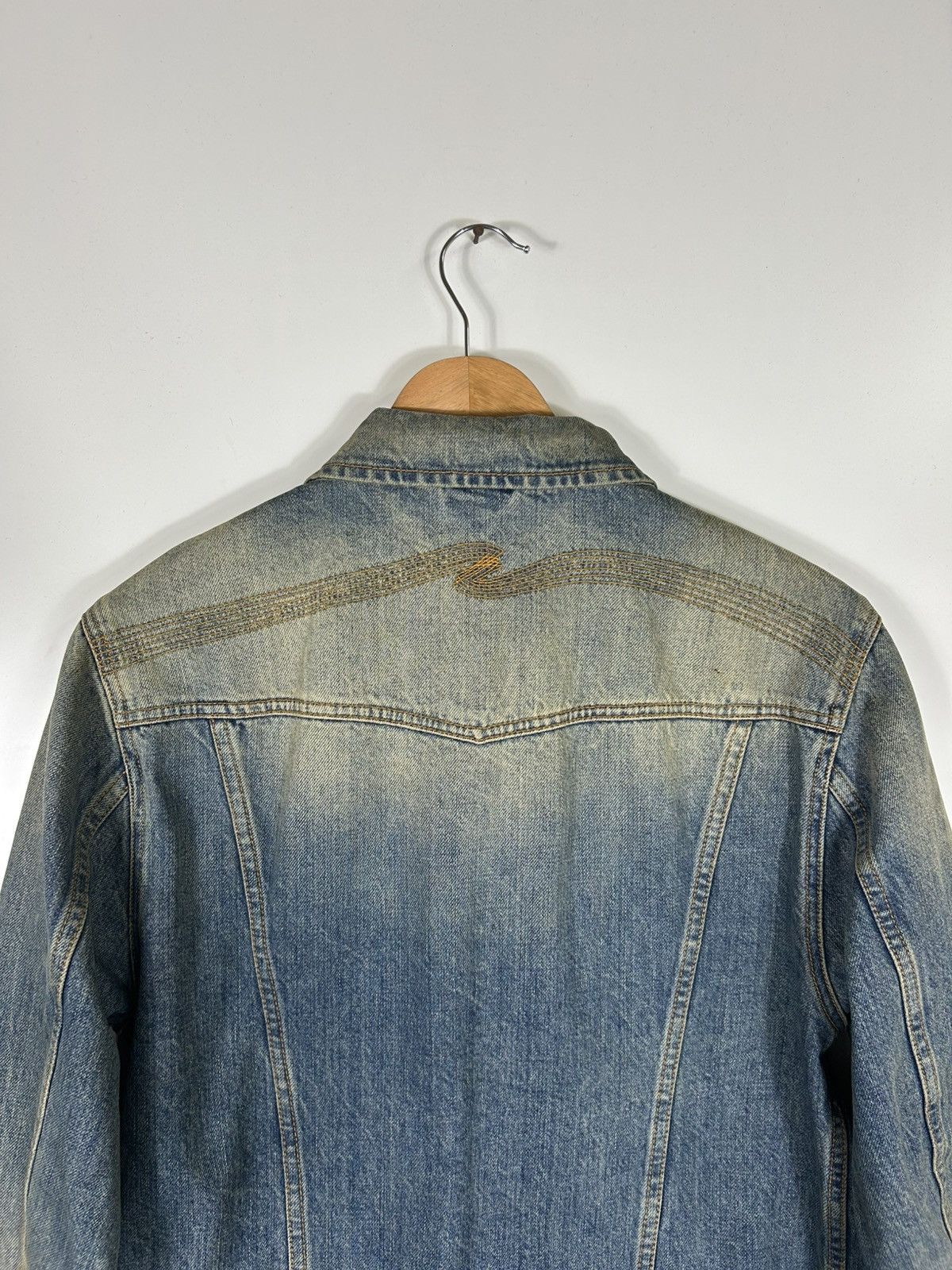 Nudie Jeans Nudie Jeans Organic Denim Jacket Men’s Blue Trucker Jacket Size US M / EU 48-50 / 2 - 18 Thumbnail
