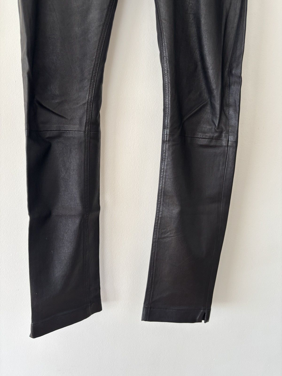 Ann Demeulemeester Ann Demeulemeester Leather Pants Size US 33 - 3 Thumbnail