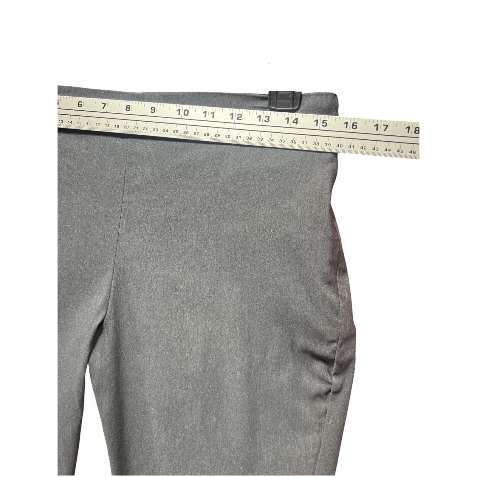 Worthington Worthington - Women's Mid-Rise Slim Leg Pants - Heather Gray Size 30" / US 8 / IT 44 - 3 Thumbnail
