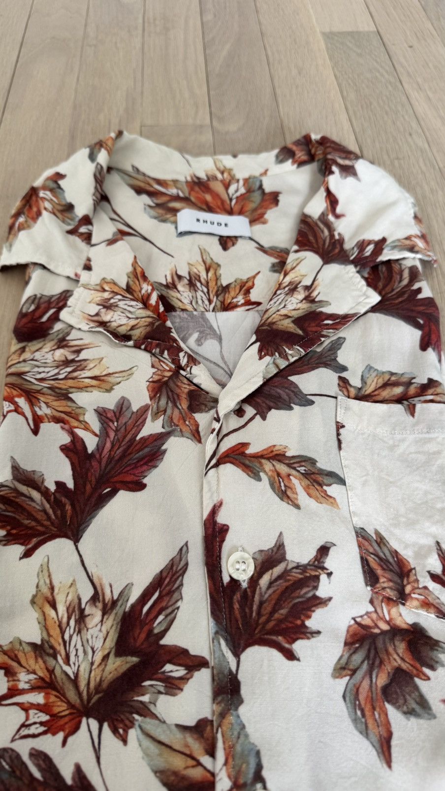 Rhude Rhude - Silk blend camp collar button up. Size US L / EU 52-54 / 3 - 3 Thumbnail