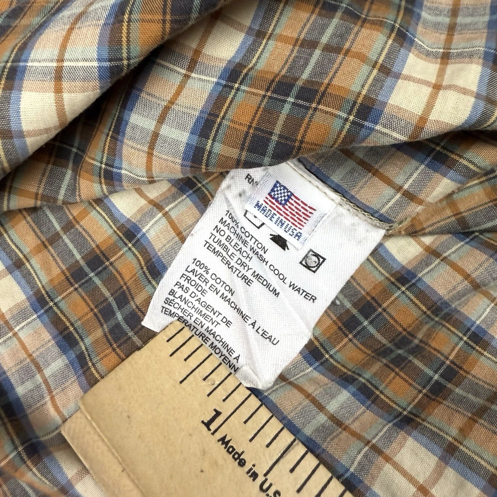 Steven Alan Steven Alan Shirt Adult M Brown Button Flannel Long Sleeve USA Casual Top M Size US M / EU 48-50 / 2 - 6 Thumbnail